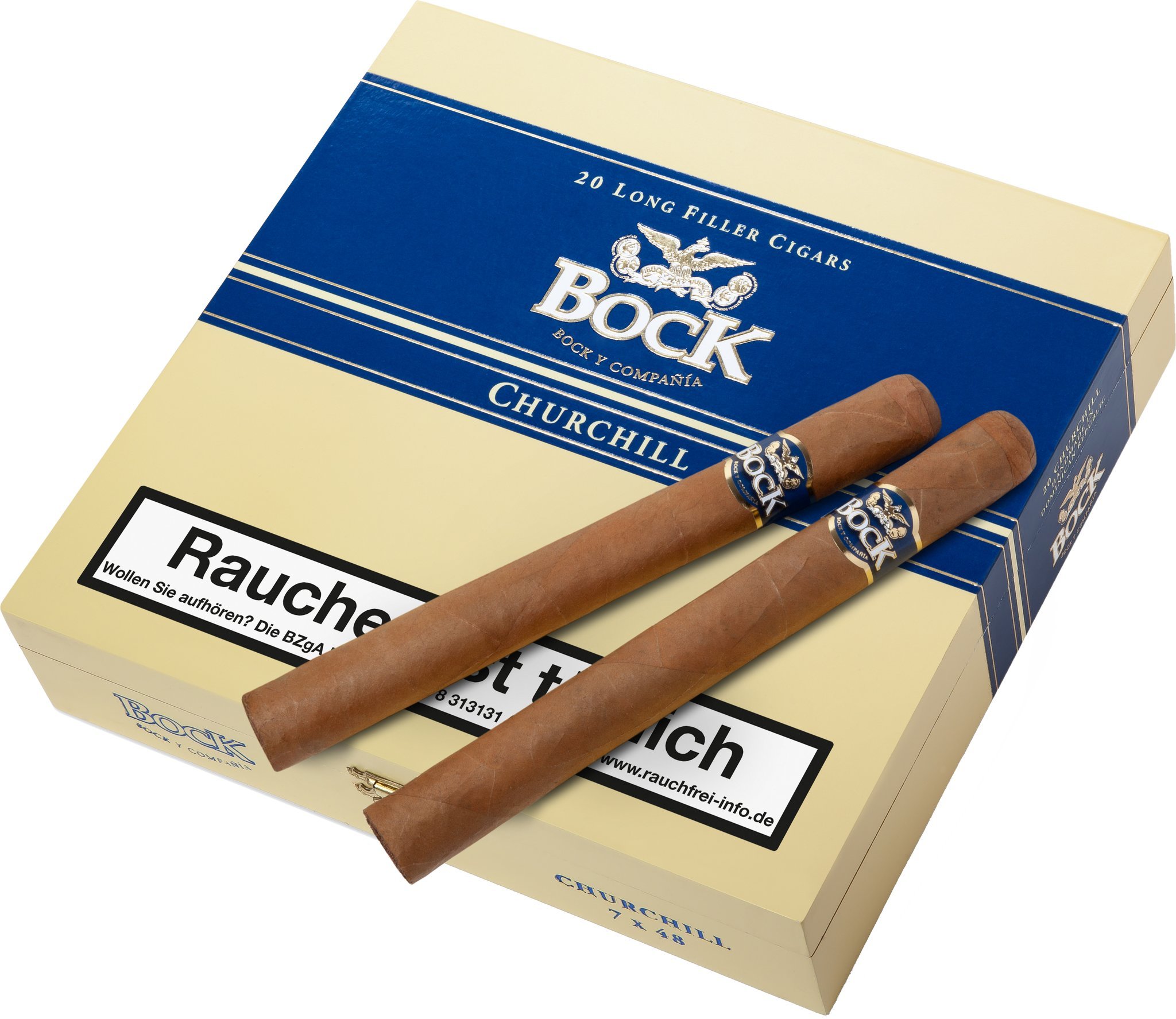 Bock y Ca. Churchill (ohne Tubo) Kiste
