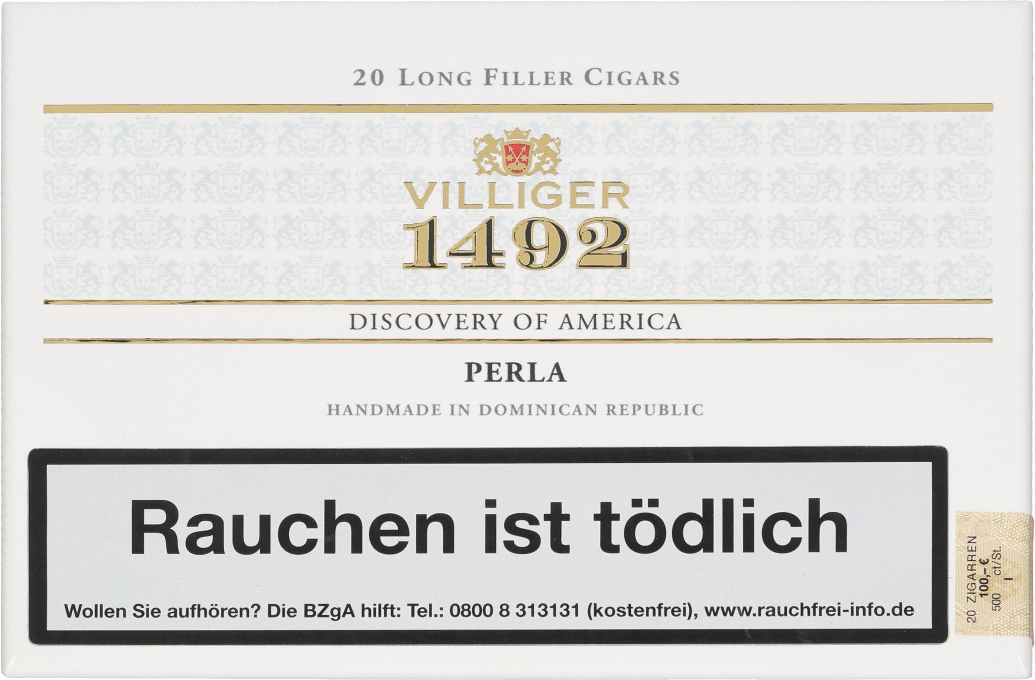 1492 Perla box front