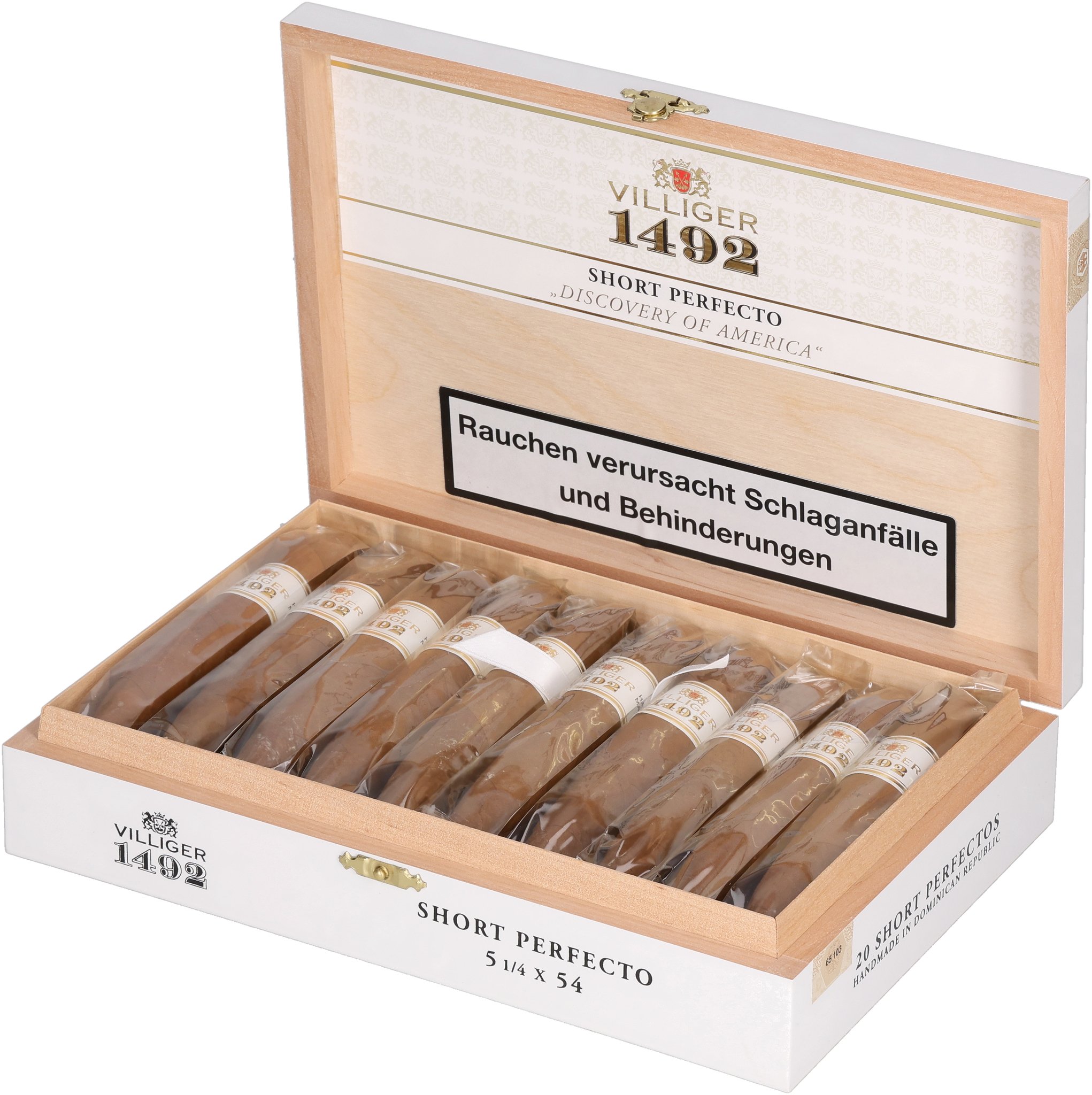 1492 Short Perfecto box open