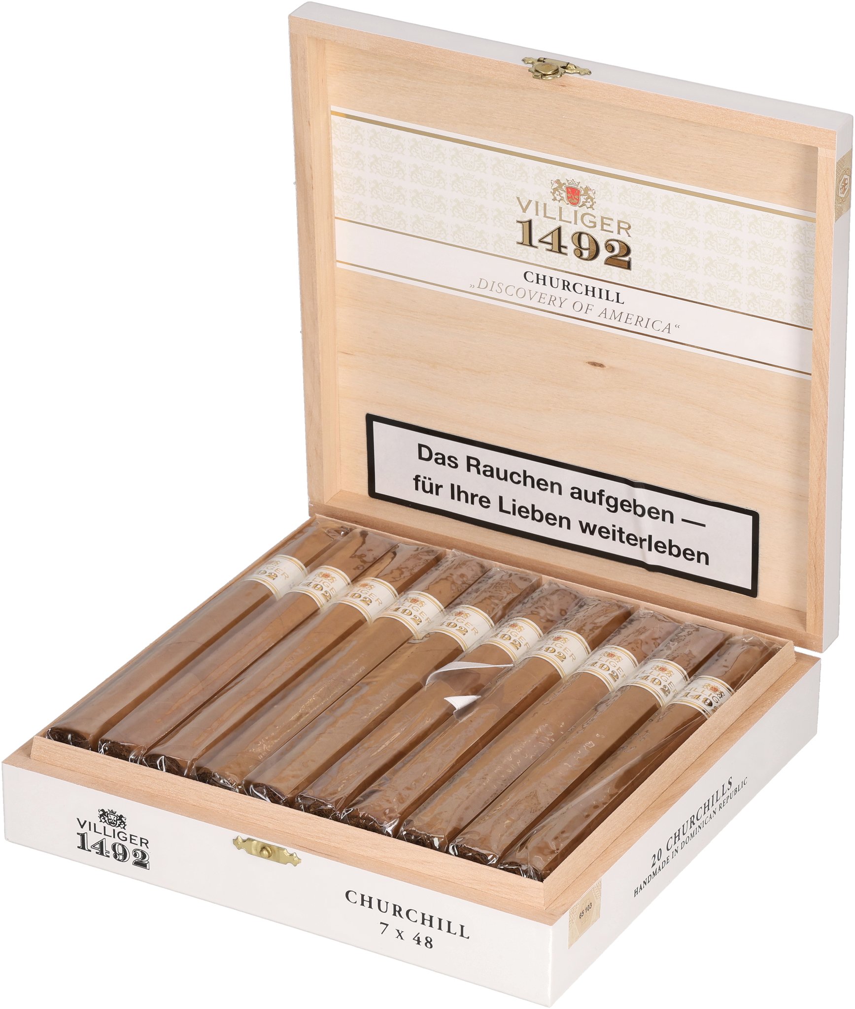 1492 Churchill box open