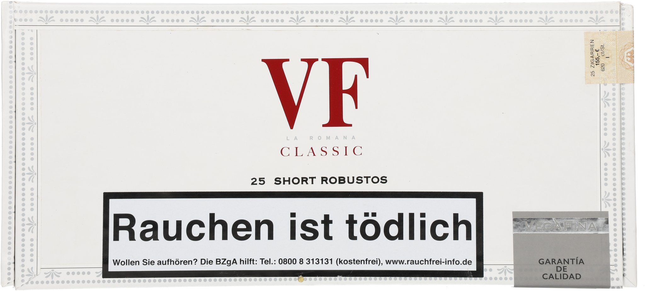 Classic Short Robusto box front