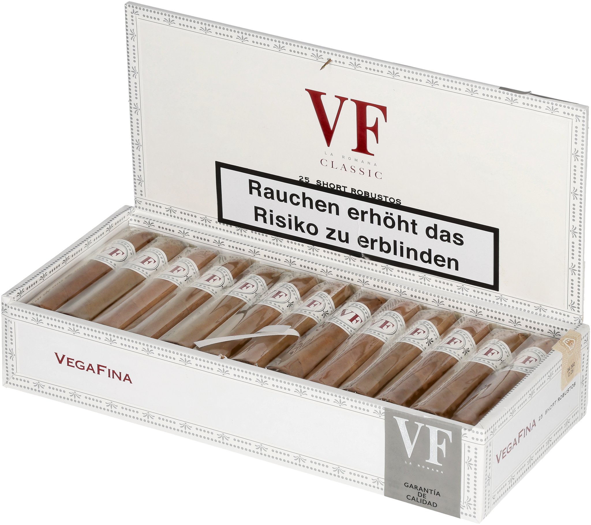 Classic Short Robusto box open