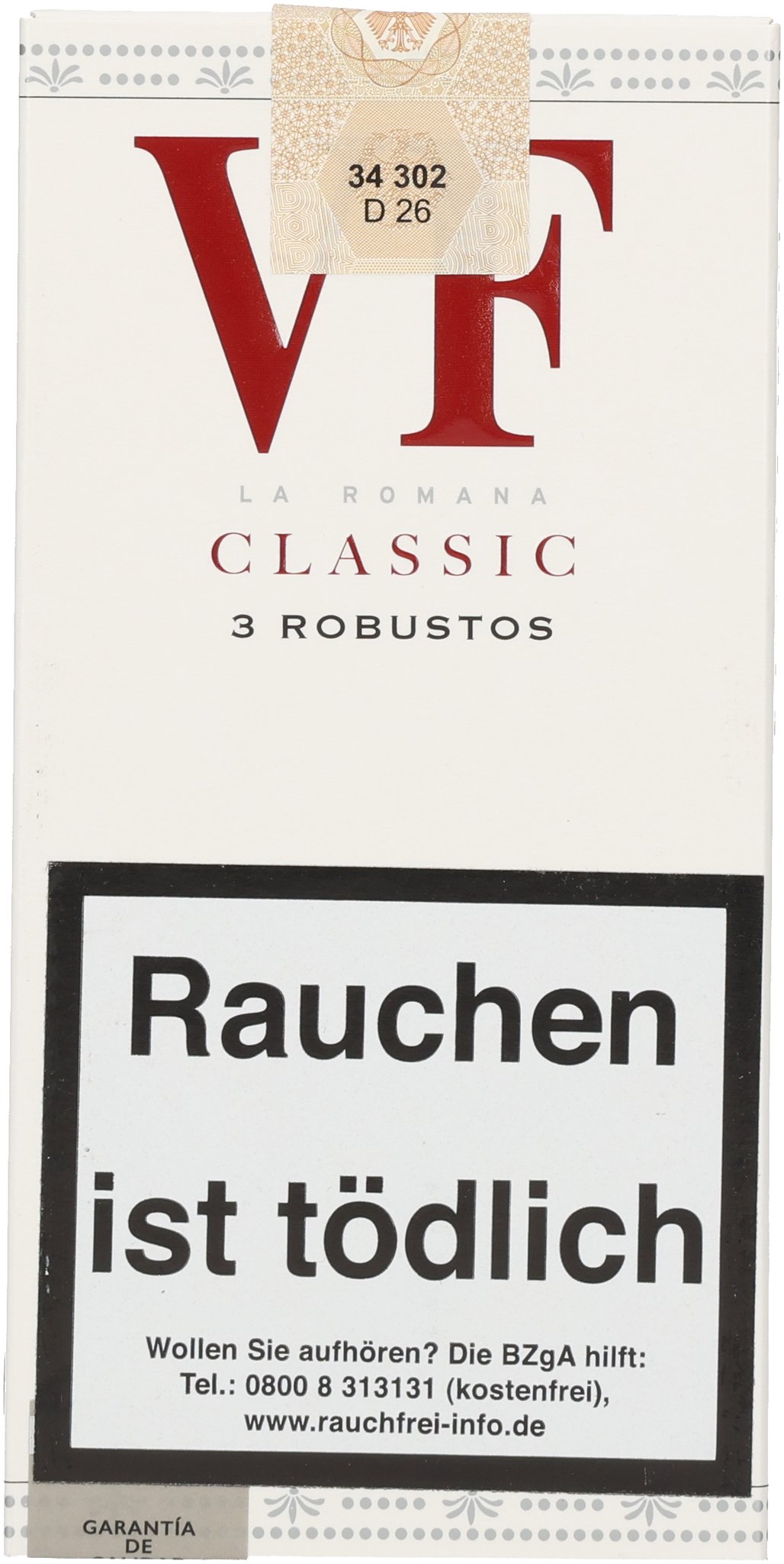 Classic Robusto box3 front
