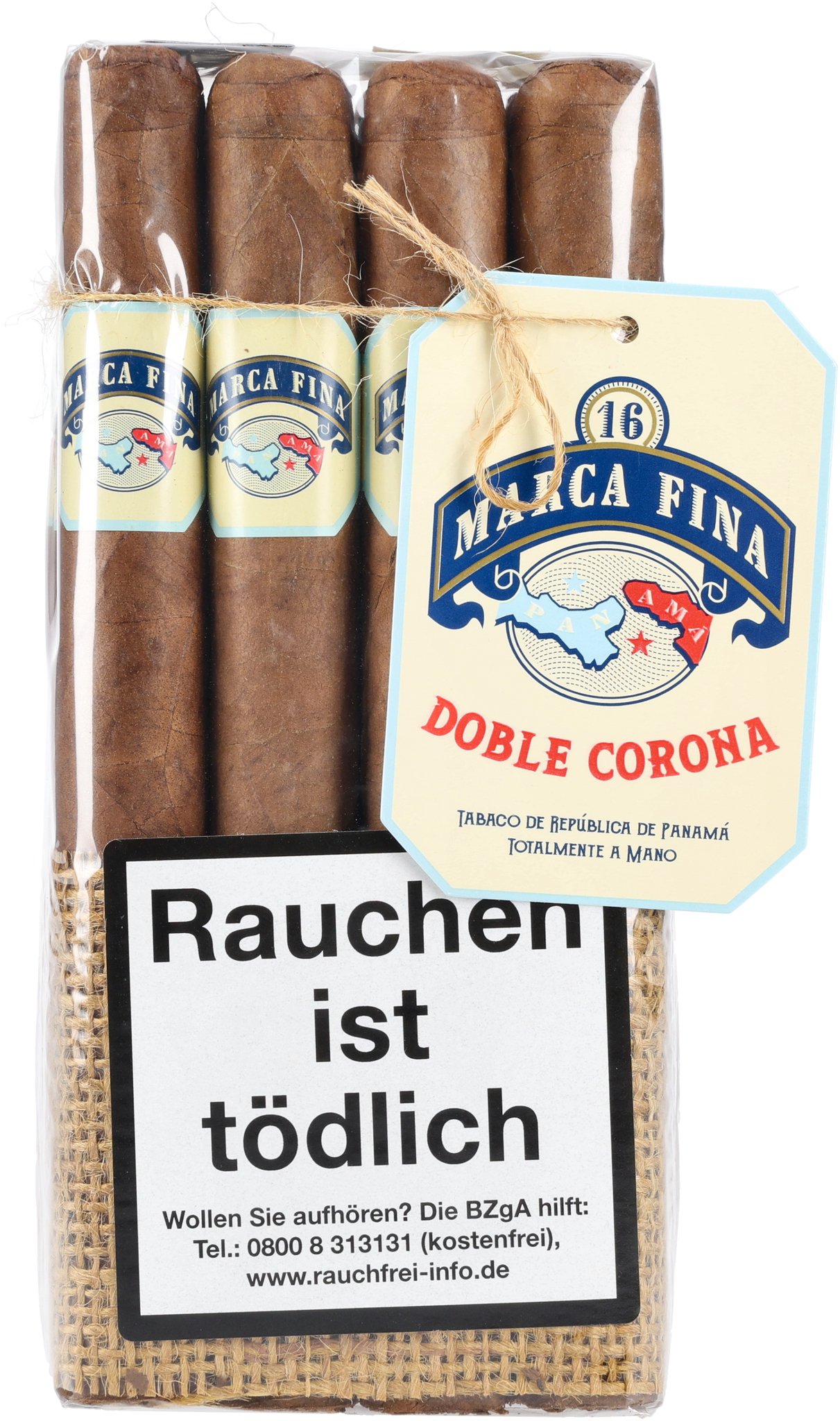 Panama Double Corona bundle front