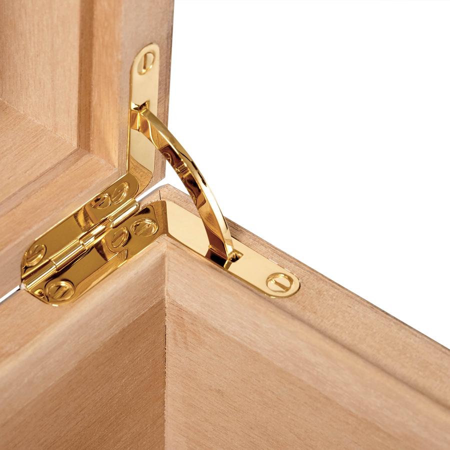 Elie Bleu Collection Alba Humidor für 200 Cigarren Sykomore Maserung (Blau) Detailbild