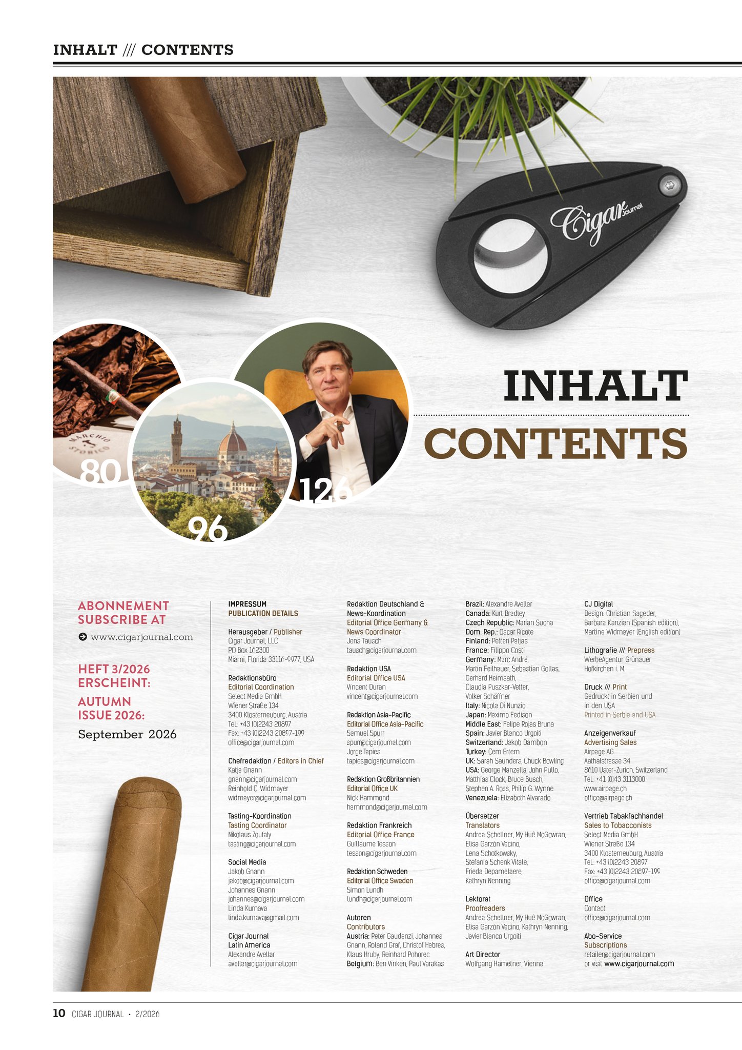 Ausgabe 2026-2 contents