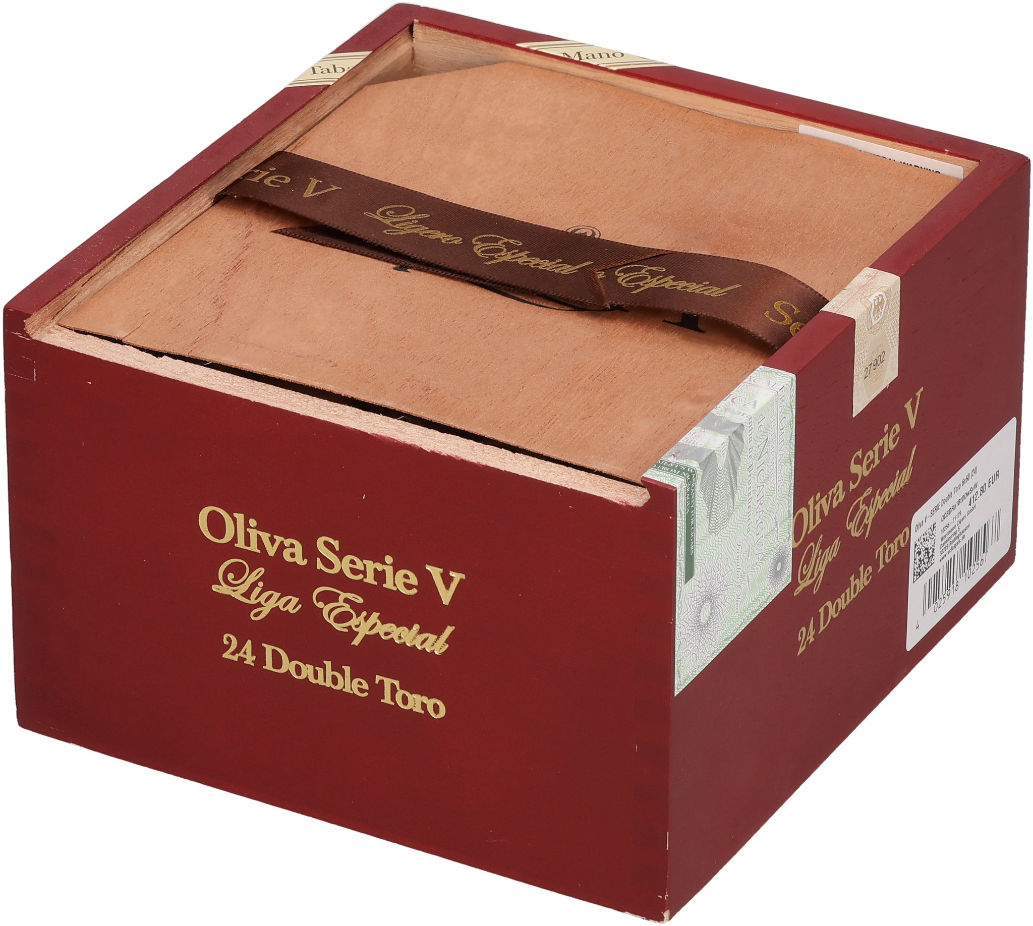V Double Toro box open