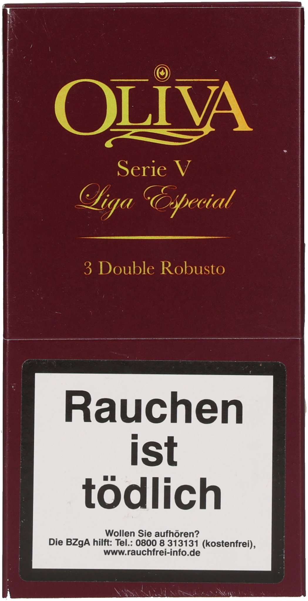 V Double Robusto 3er front