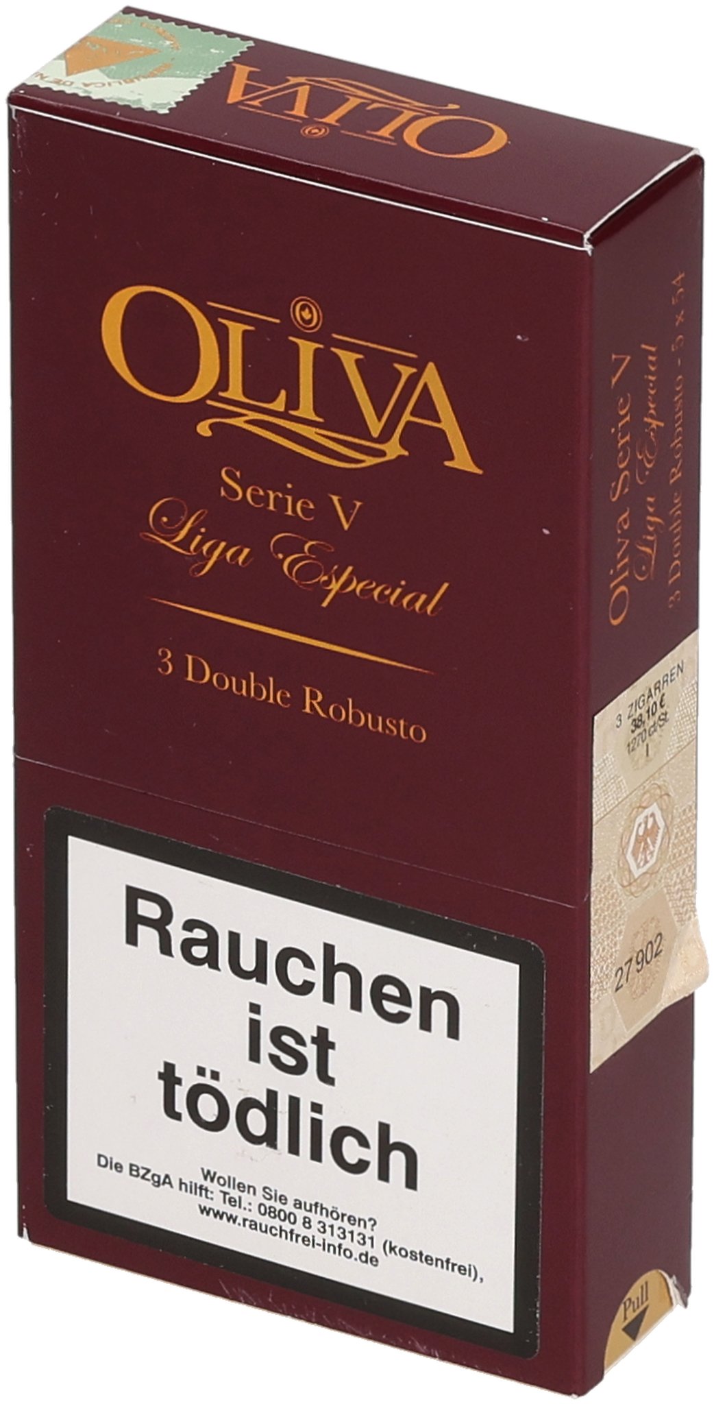 V Double Robusto 3er