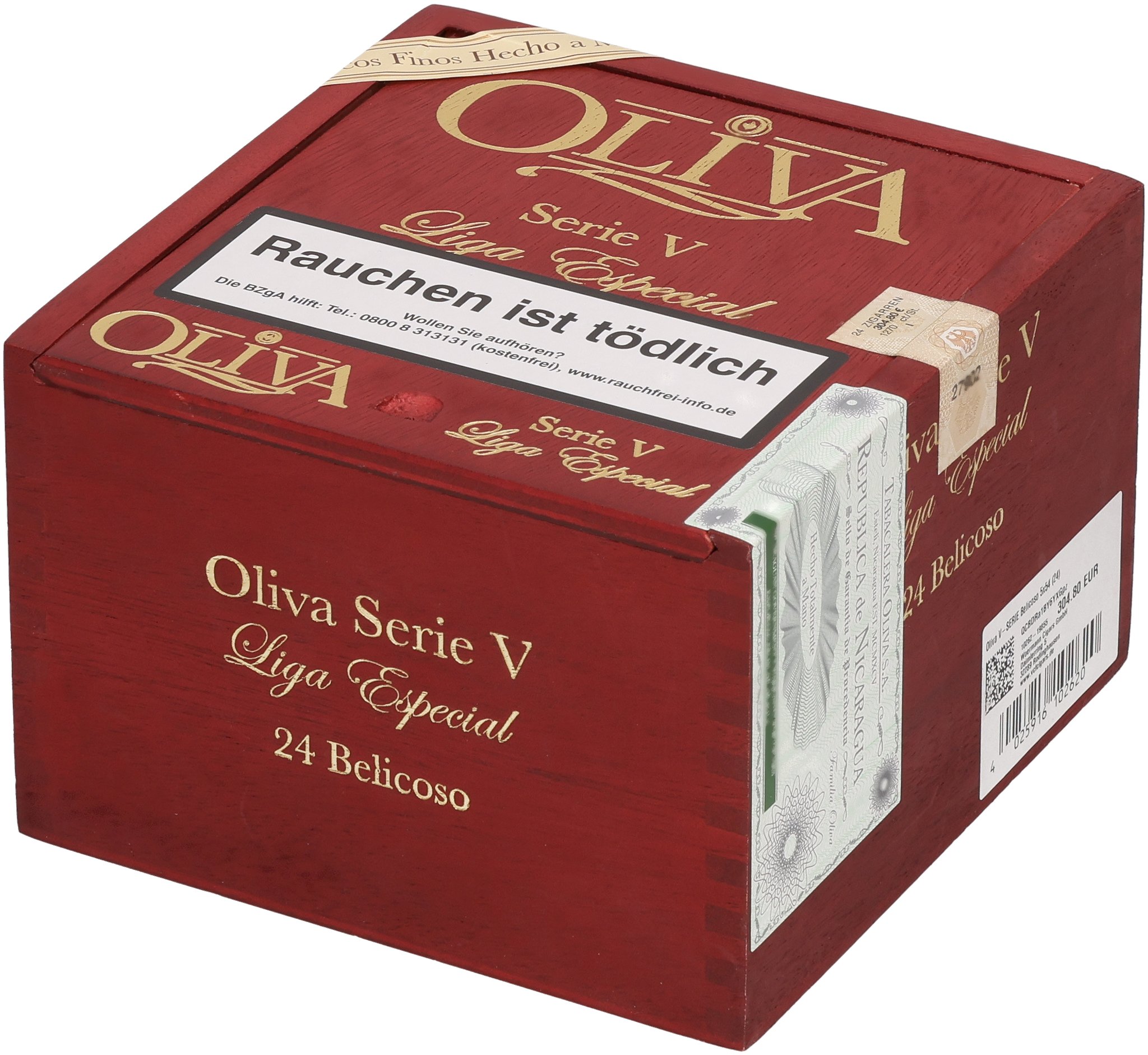 V Belicoso box