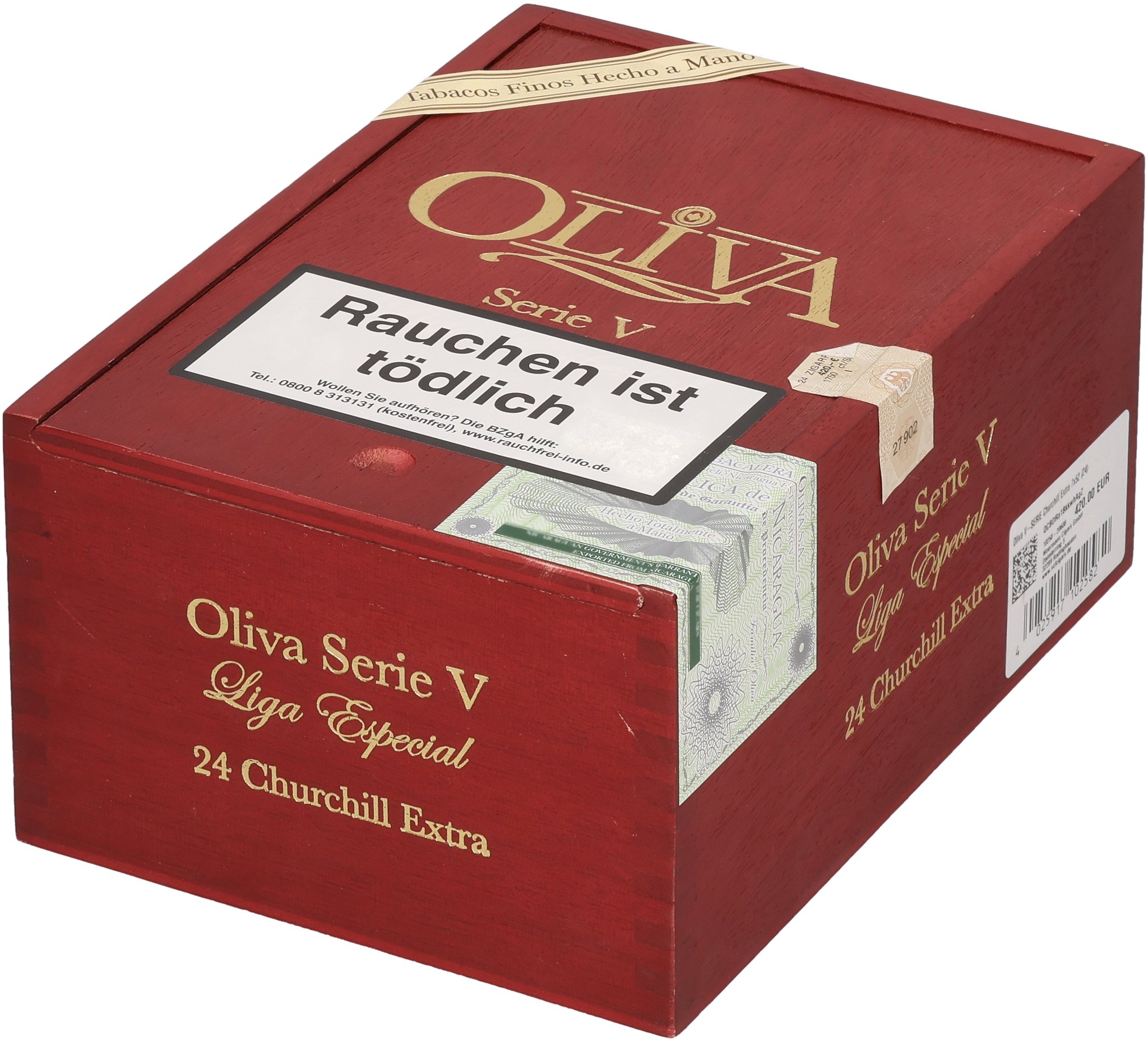 V Churchill Extra box