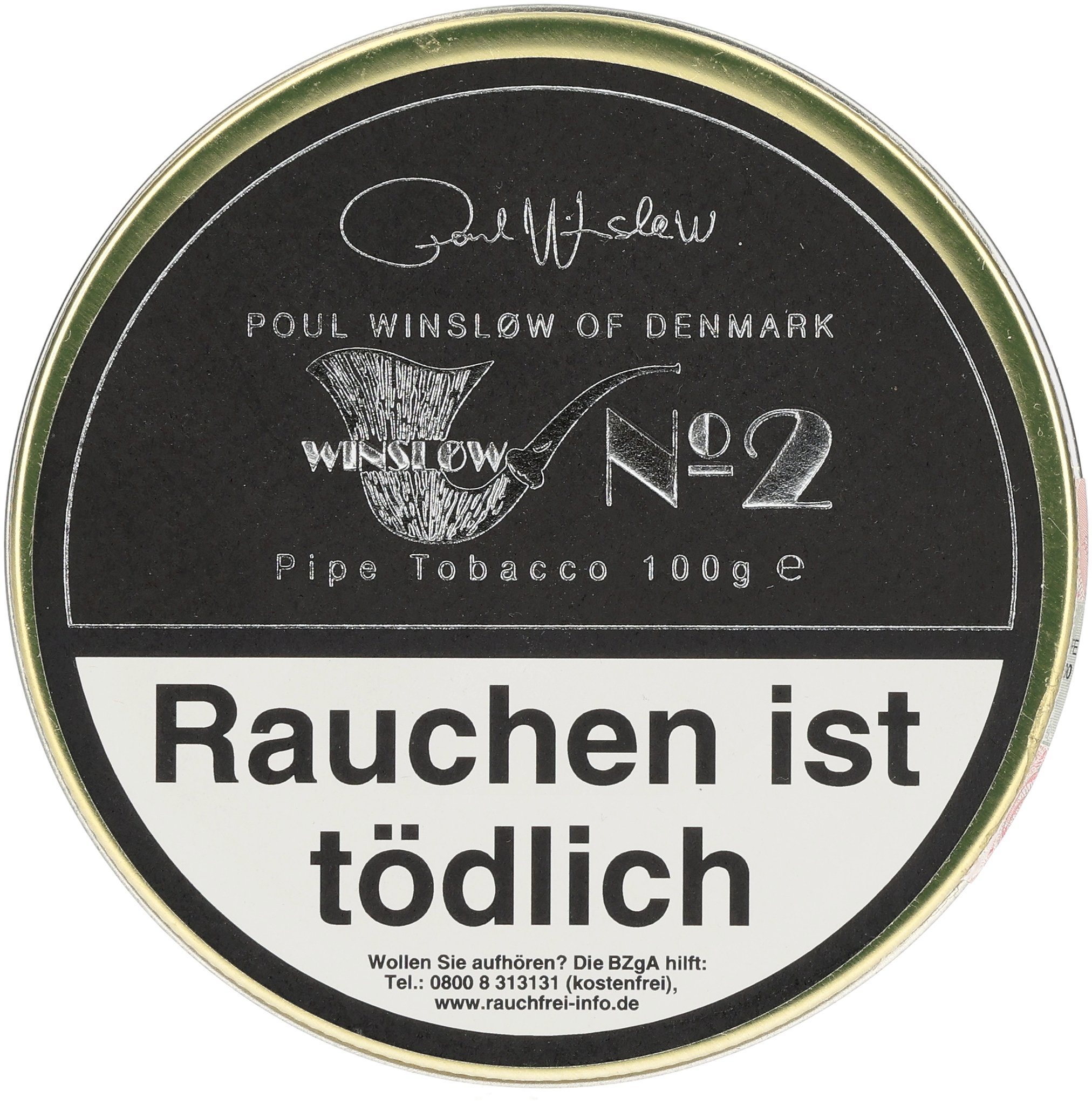 Poul Winslow Pfeifentabak No. 2 100g_01