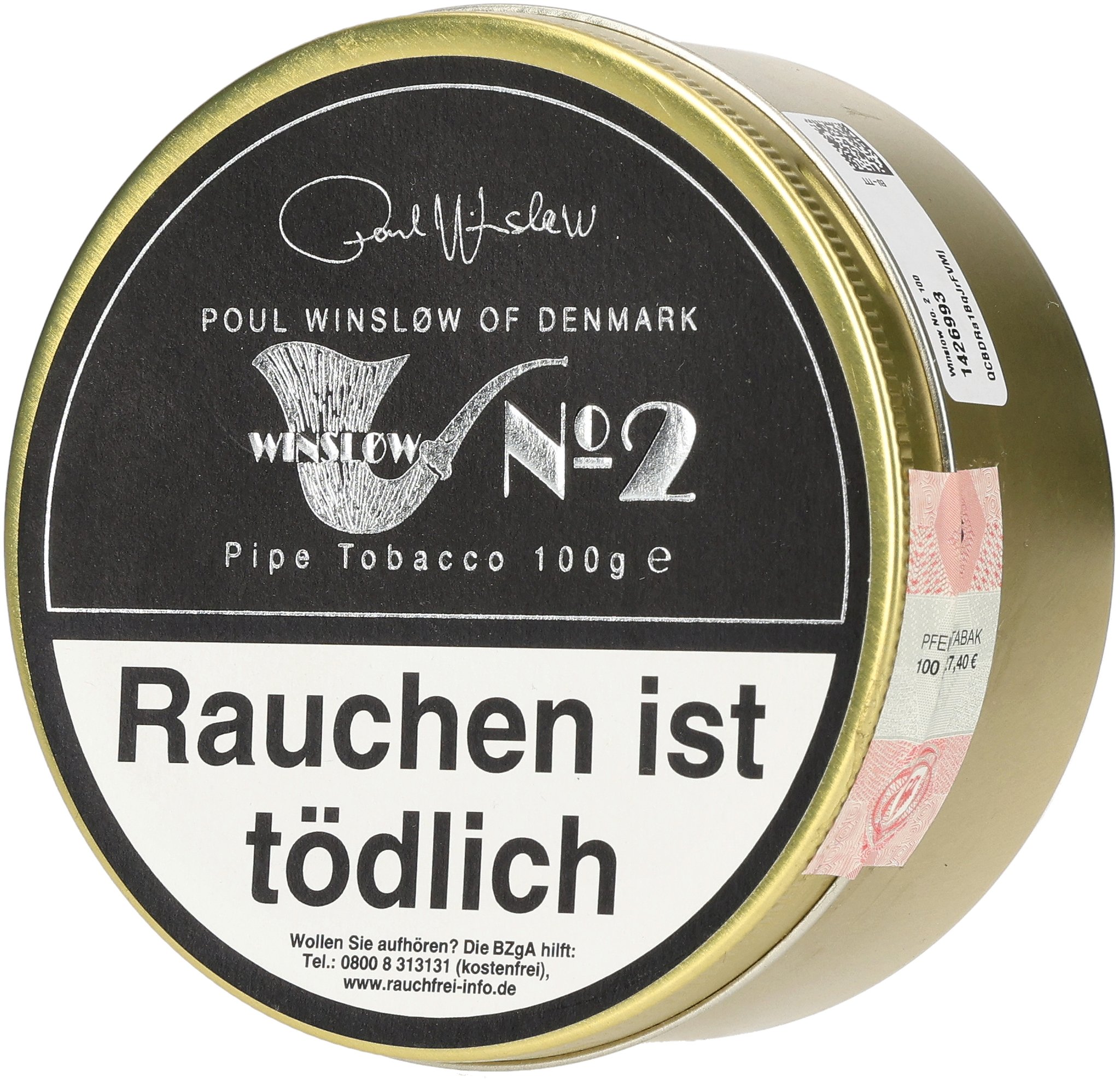 Poul Winslow Pfeifentabak No. 2 100g_02
