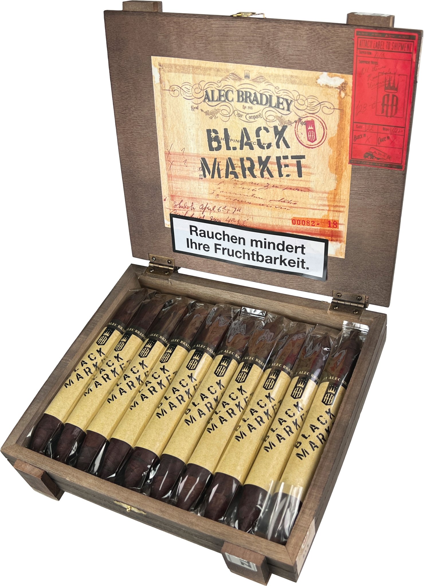 Alec Bradley Black Market Perfecto Kiste offen