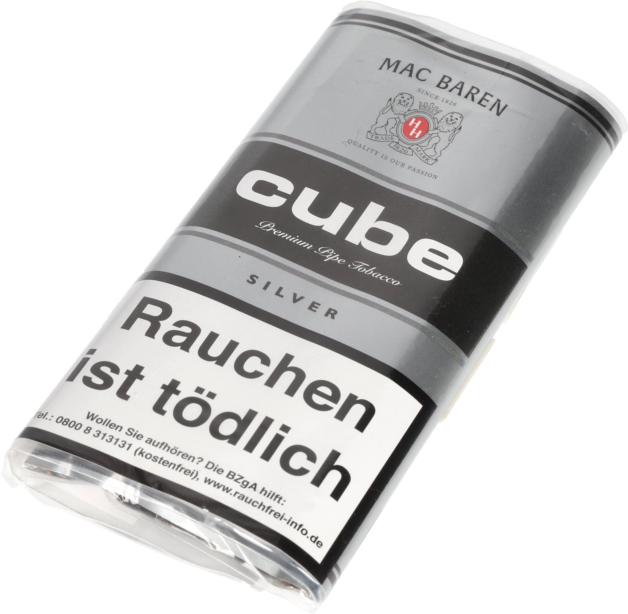 Silver 40g Pouch liegend
