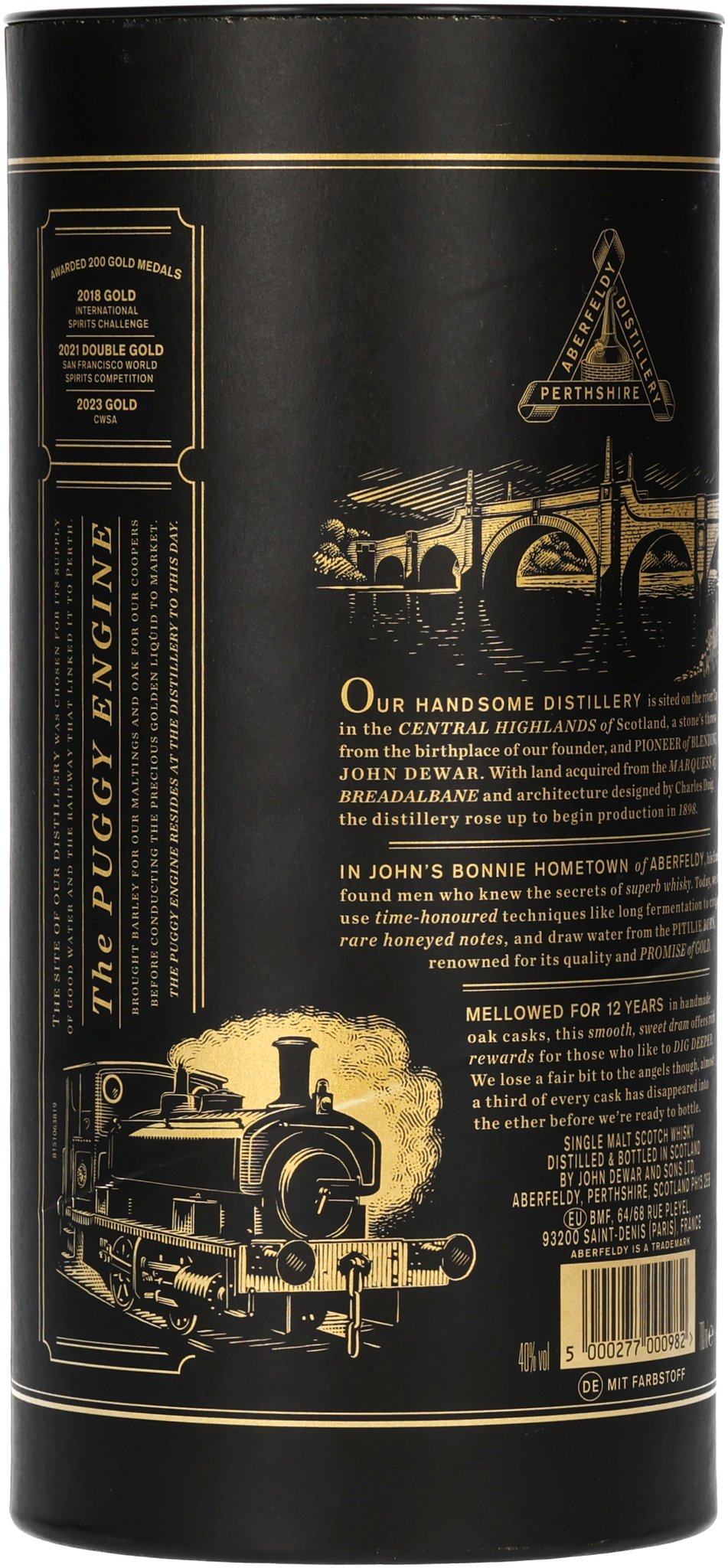 Aberfeldy Highland Single Malt Whisky 12 years_Packung