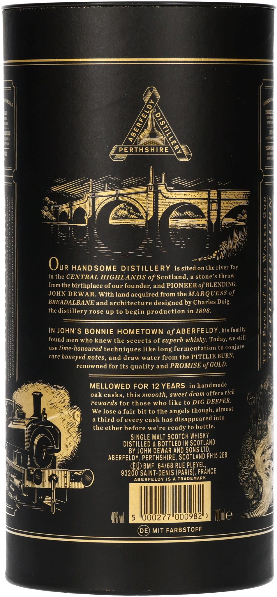 Aberfeldy Highland Single Malt Whisky 12 years_Packung
