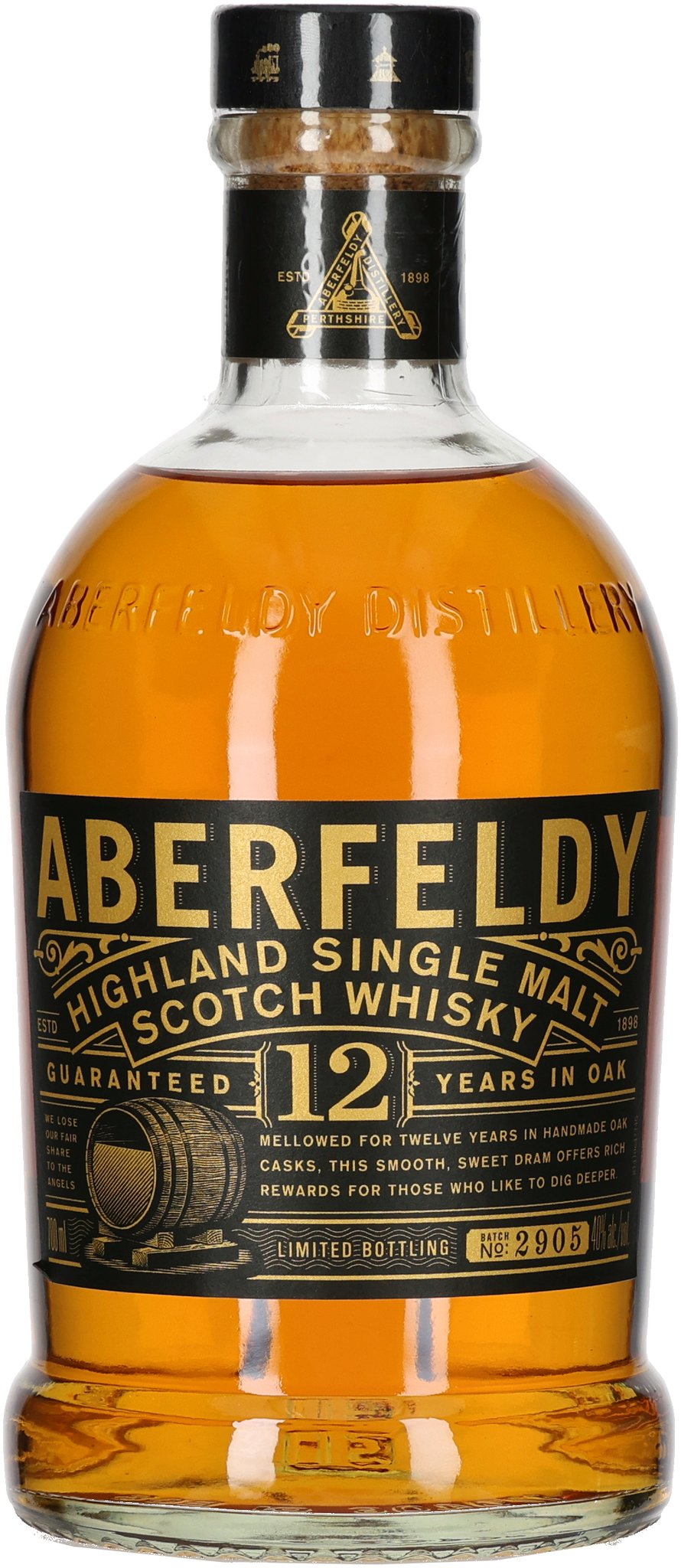 Aberfeldy Highland Single Malt Whisky 12 years_Flasche 