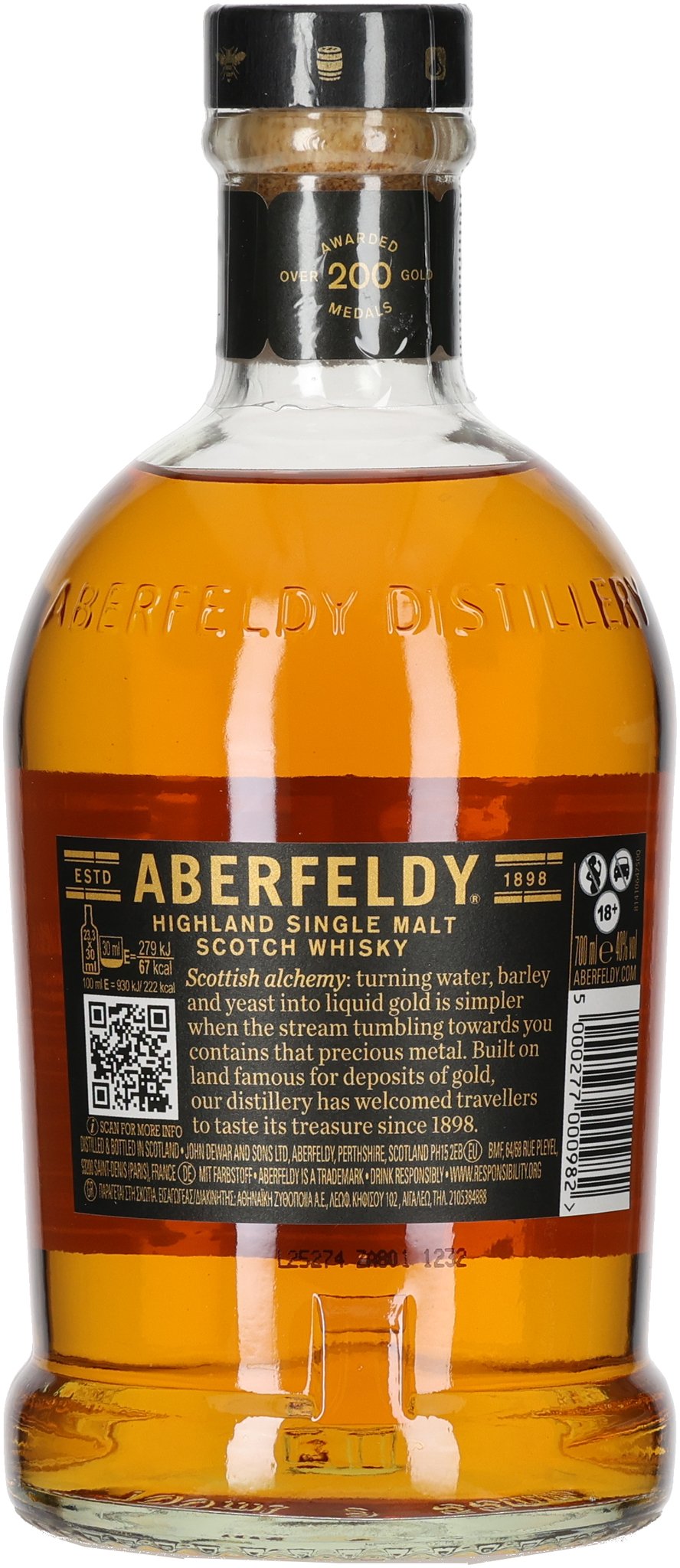 Aberfeldy Highland Single Malt Whisky 12 years_Flasche 