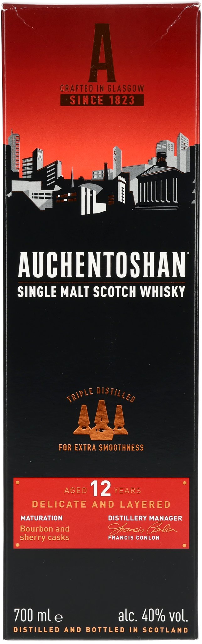 Auchentoshan Whisky 12 years (0,7 l / 40 % Vol.)_Packung