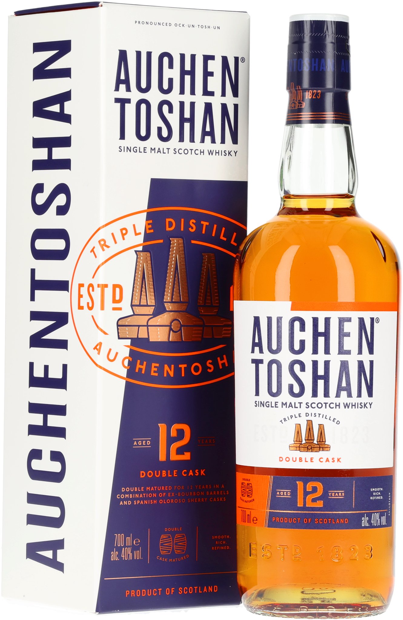 Auchentoshan Whisky 12 years (0,7 l / 40 % Vol.) Flasche/Packung