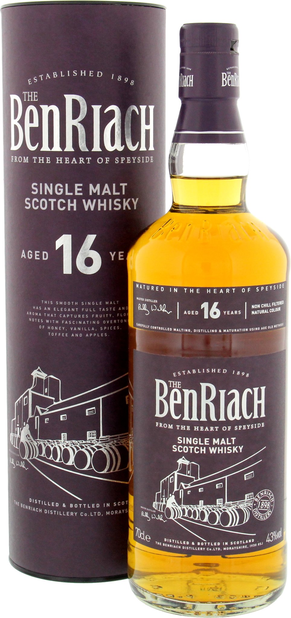 BenRiach 16 Years (0,7 l / 43 % Vol.) 6858 Detailbild