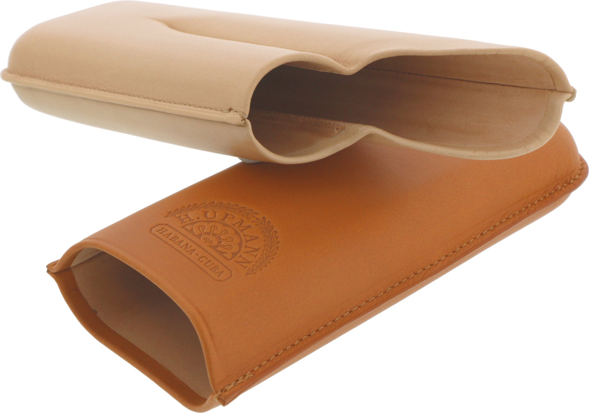 H. Upmann Etui H. Upmann Lederetui für 2 Cigarren (6397510) offen
