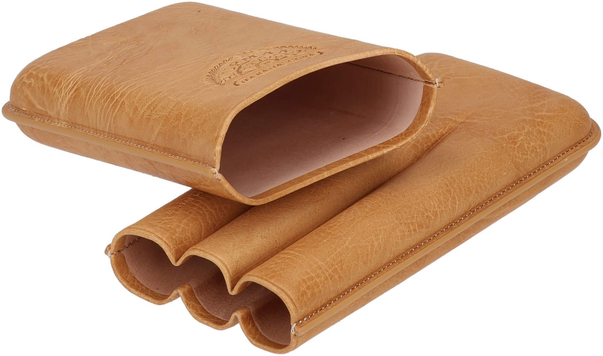 3er Neckleder Beige 04
