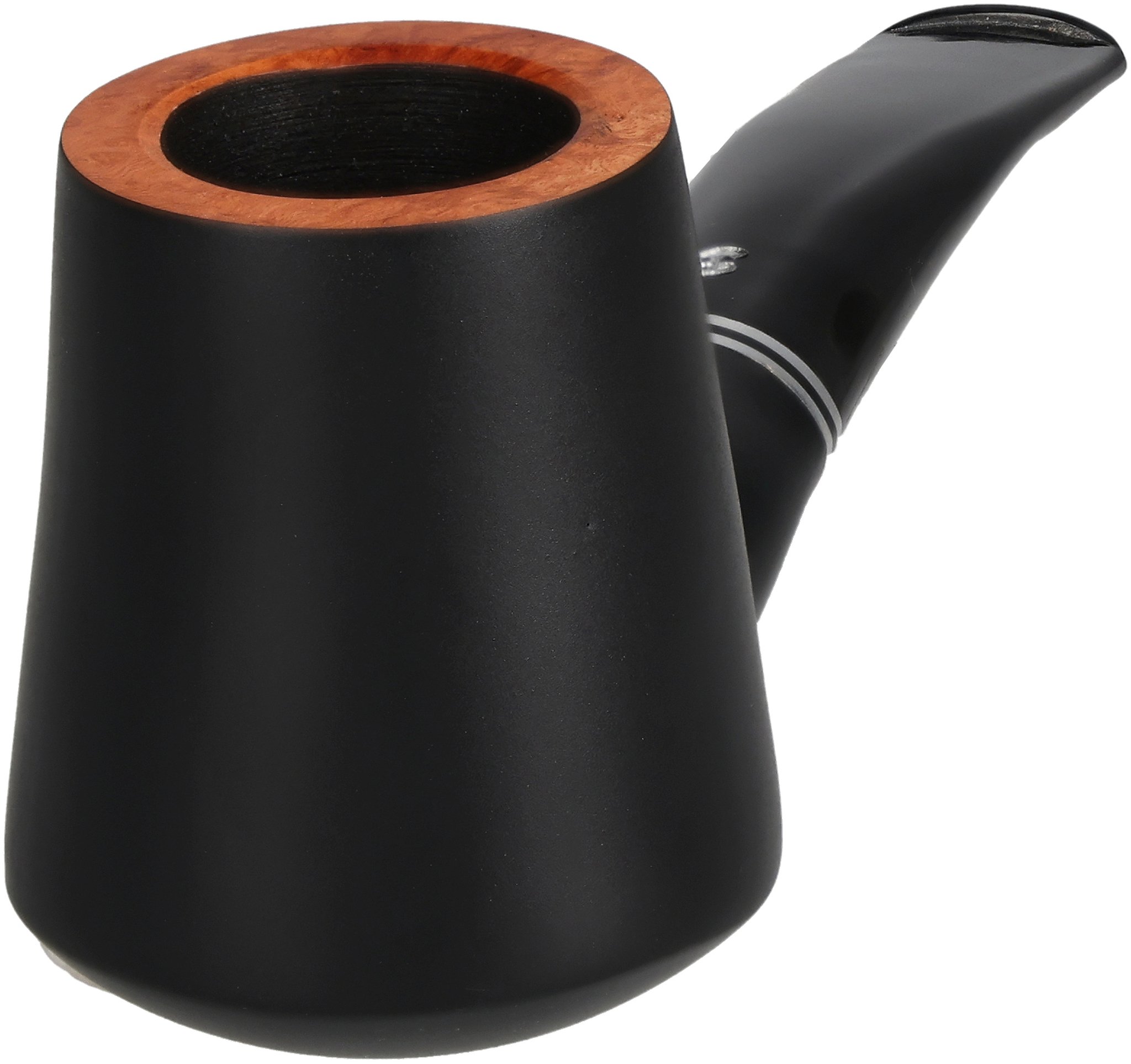 Pfeifenset 423 Black matte semi straight_04