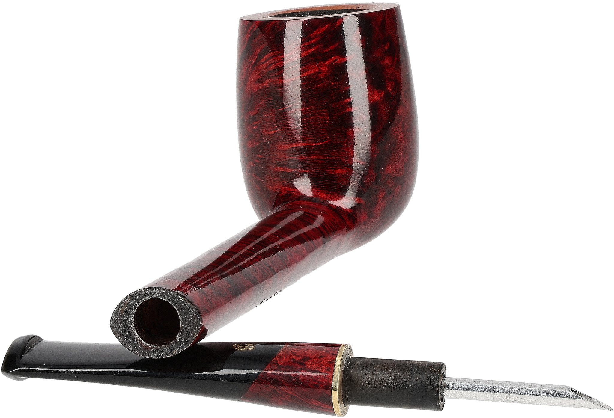 Pfeifenset 176 Giant Cesare Borgia 2tone Red Nature Top_06