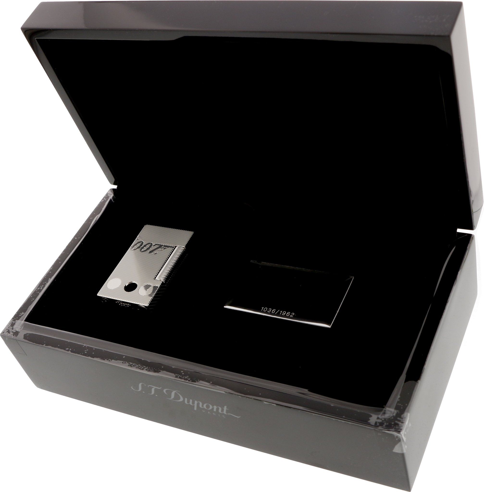 S.T. Dupont Ligne 2 James Bond 007 Limited Edition Palladium (016317) Kiste offen