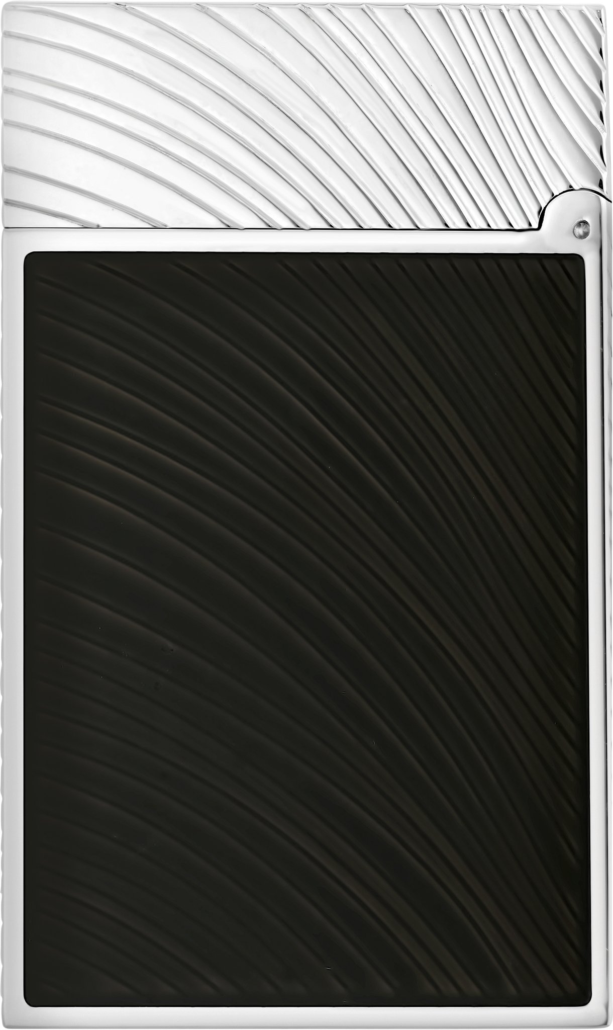 Pferdemähne Schwarz/Palladium back