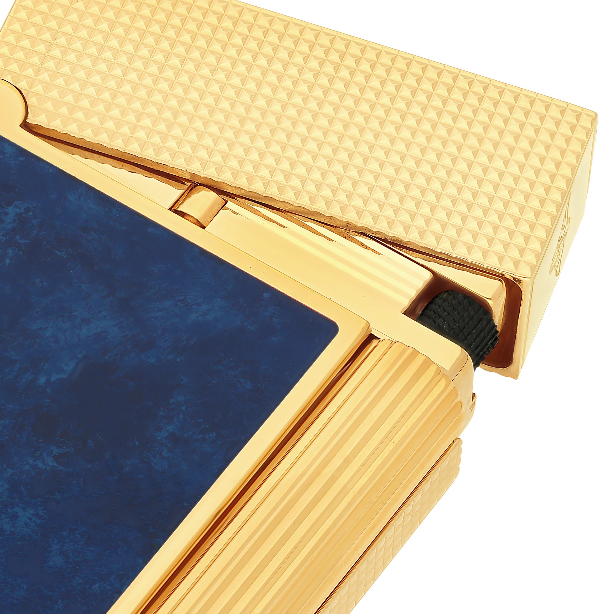 2026 Popote Blau/Golden detail