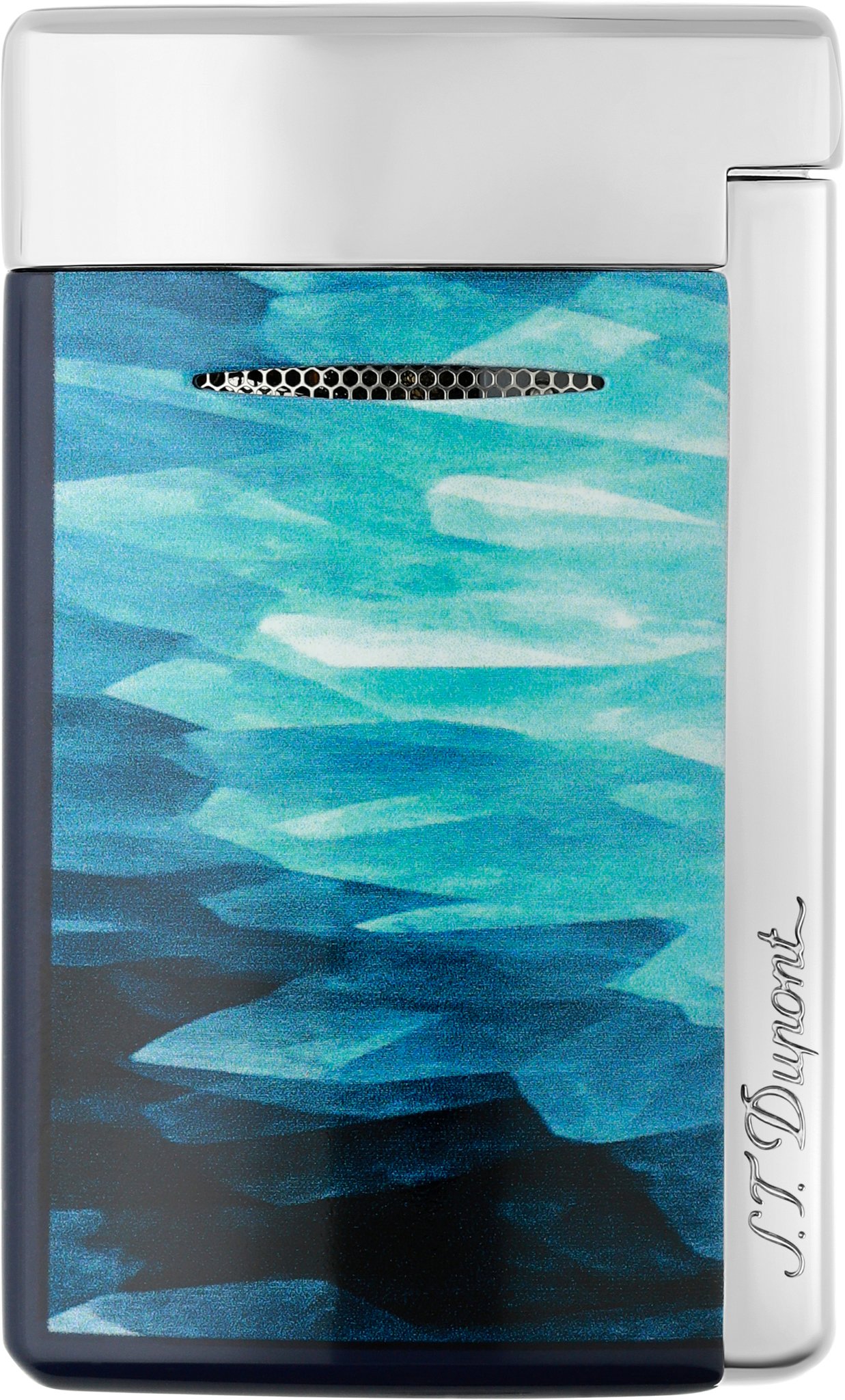Geode Blau/Chrom front