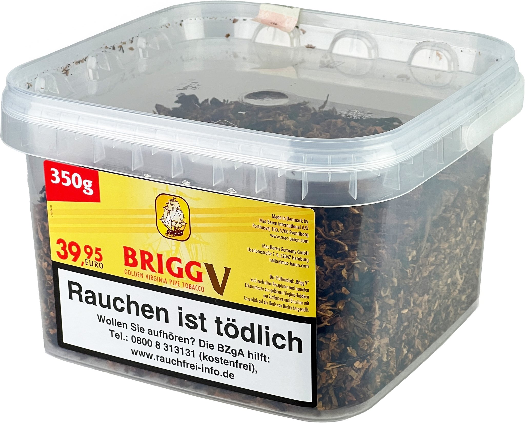 Brigg Pfeifentabak V (ehemals Vanilla) (Box 350g)_01