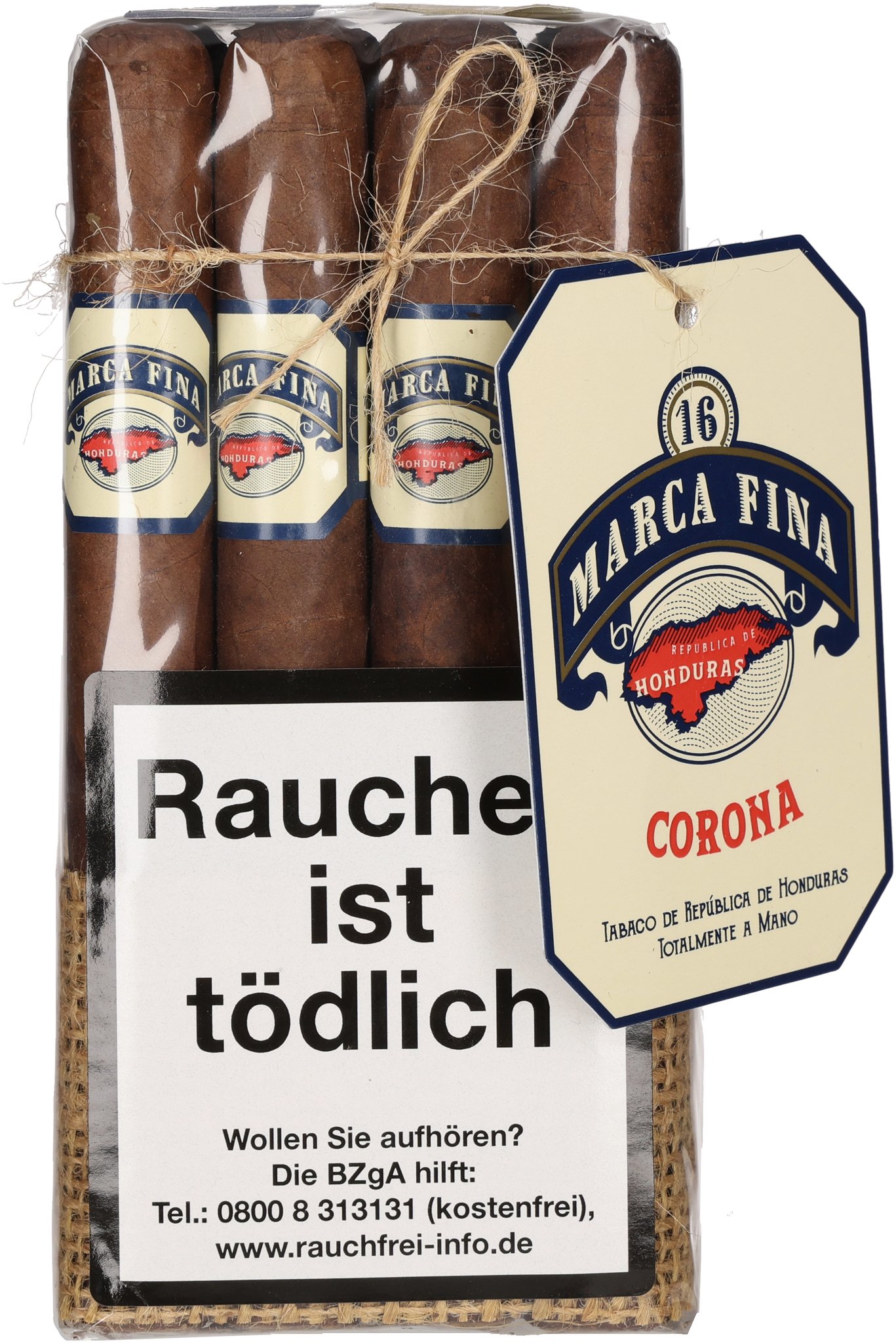 Marca Fina Honduras Corona bundle front
