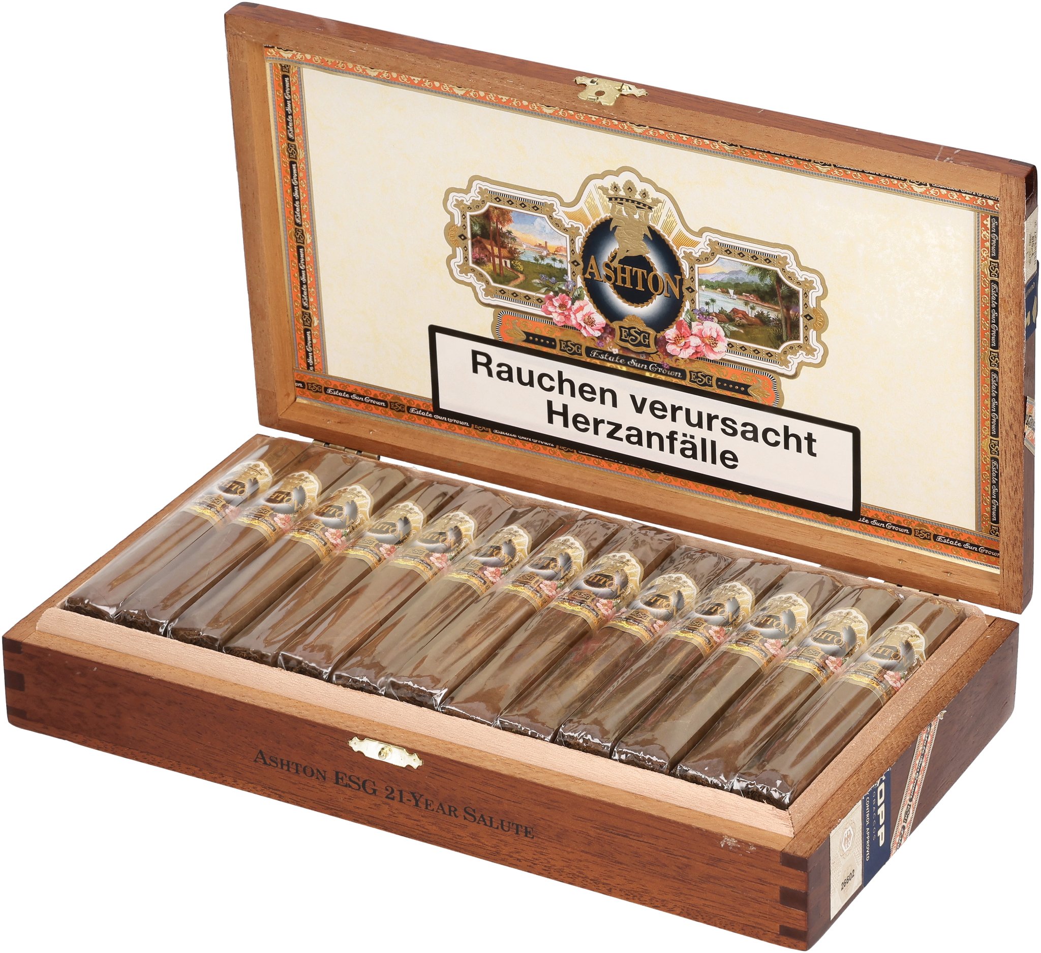 ESG 21 Years Robusto box open