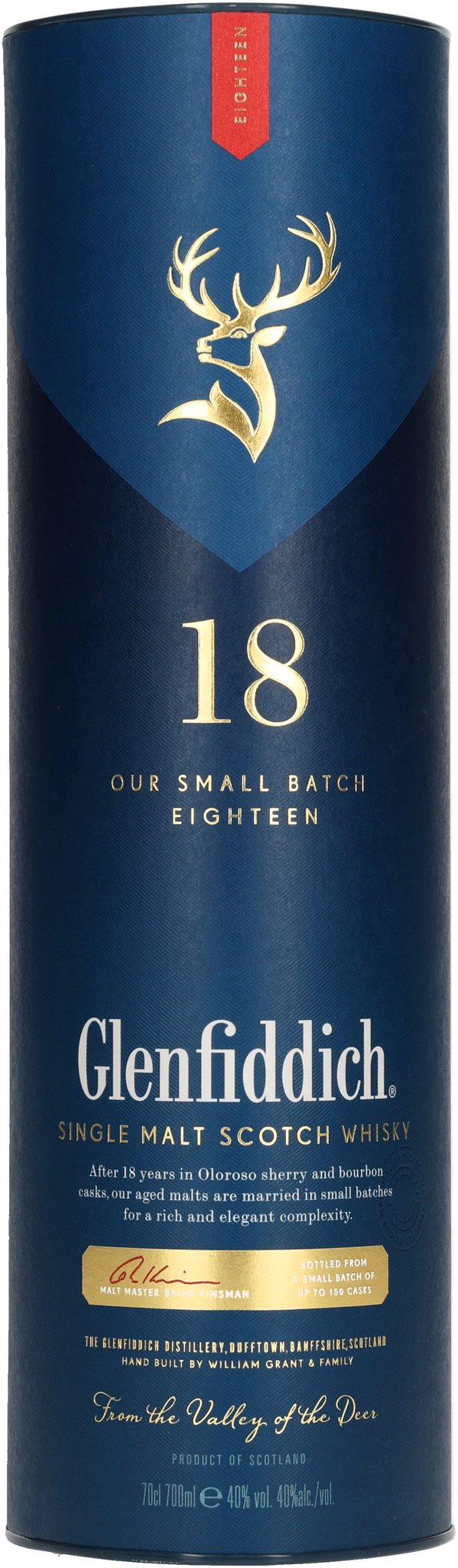 Glenfiddich Single Malt Whisky 18 Years Small Batch Reserve_ Verpackung