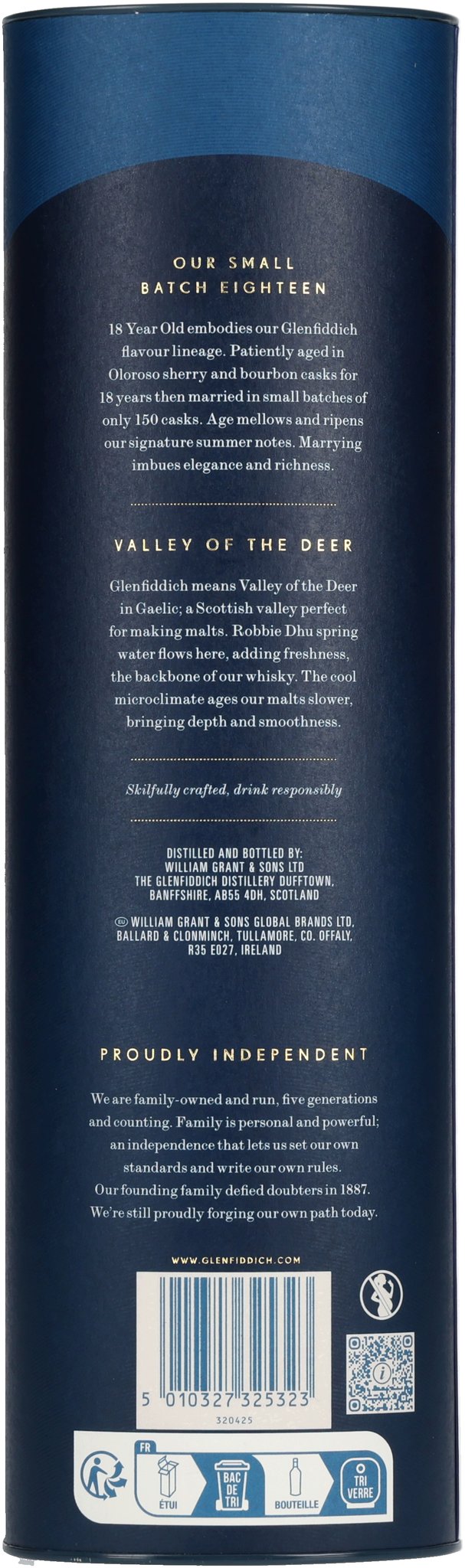 Glenfiddich Single Malt Whisky 18 Years Small Batch Reserve_ Verpackung