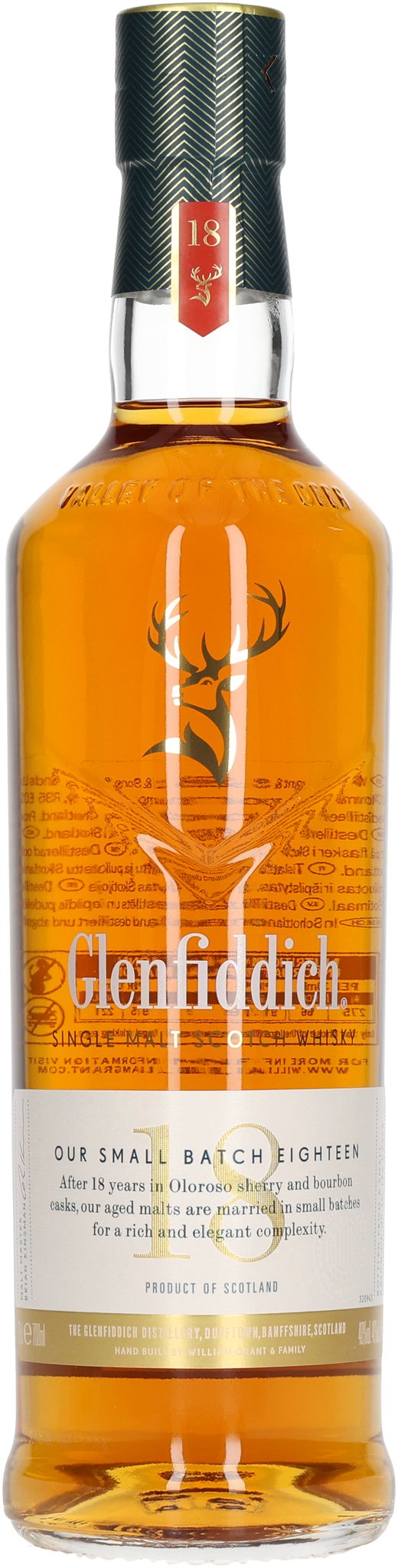 Glenfiddich Single Malt Whisky 18 Years Small Batch Reserve_Flasche