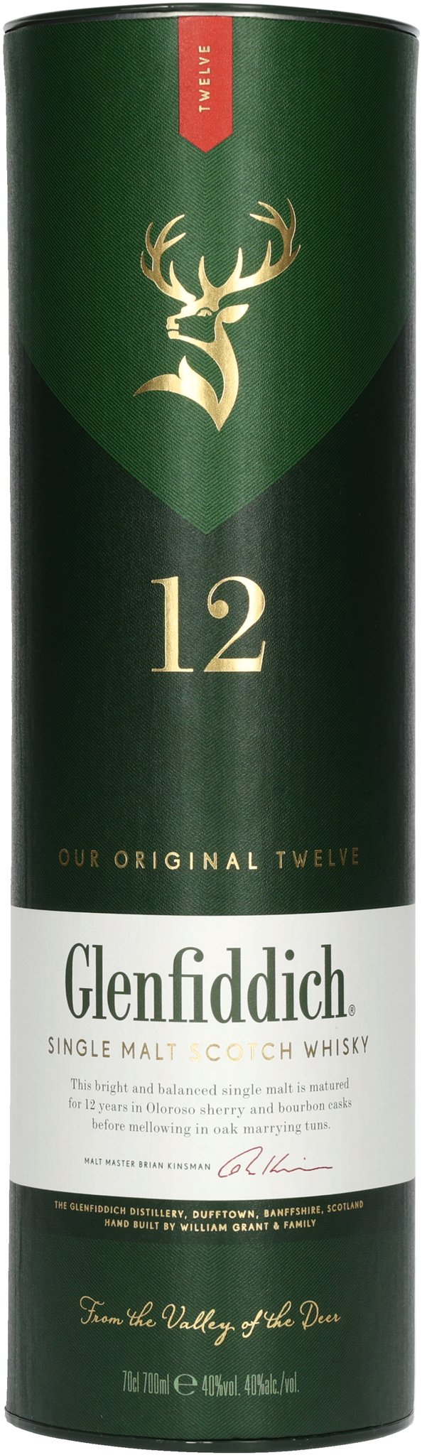 Glenfiddich Single Malt Whisky 12 Years Original_Verpackung
