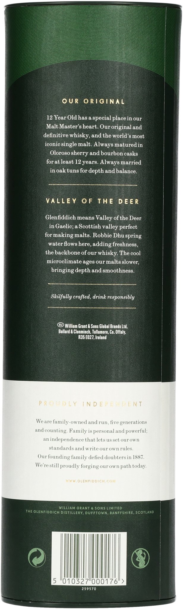Glenfiddich Single Malt Whisky 12 Years Original_Verpackung