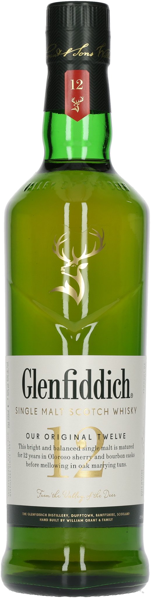 Glenfiddich Single Malt Whisky 12 Years Original_Flasche