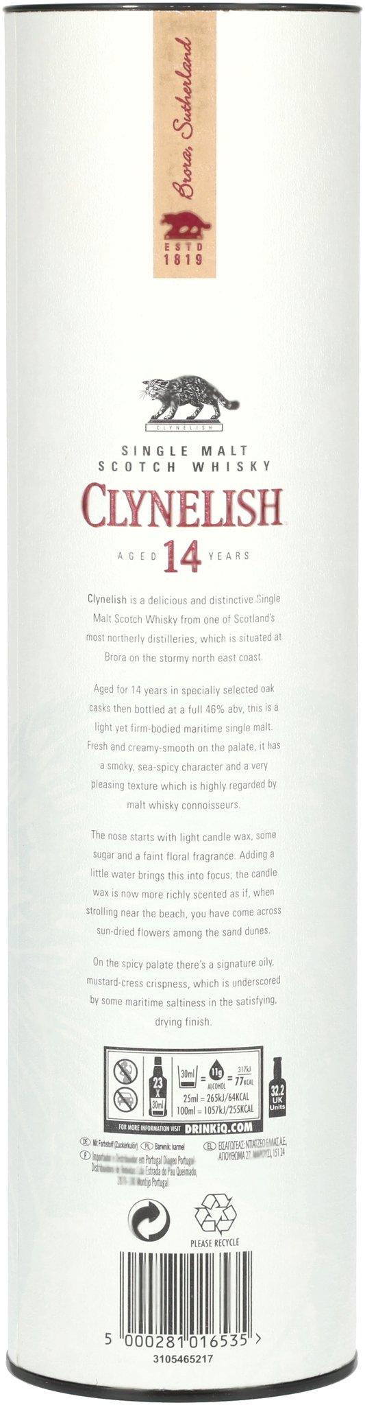 Clynelish Single Malt Whisky 14 Years_Packung