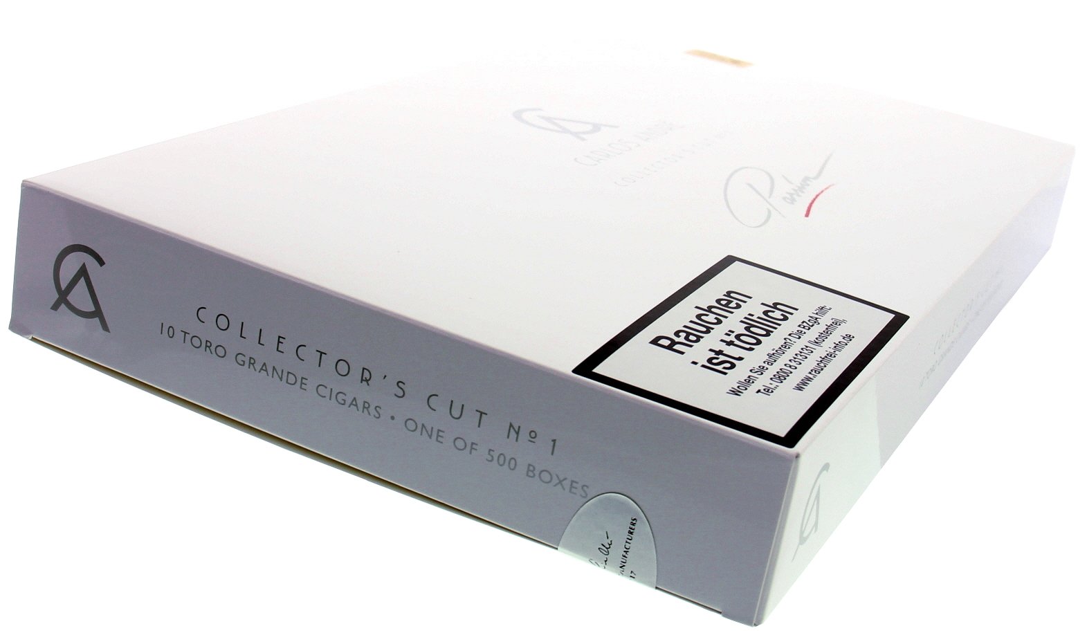 Carlos André Family Reserve Collector's Cut No. 1 Passion Kiste Umverpackung Detailansich