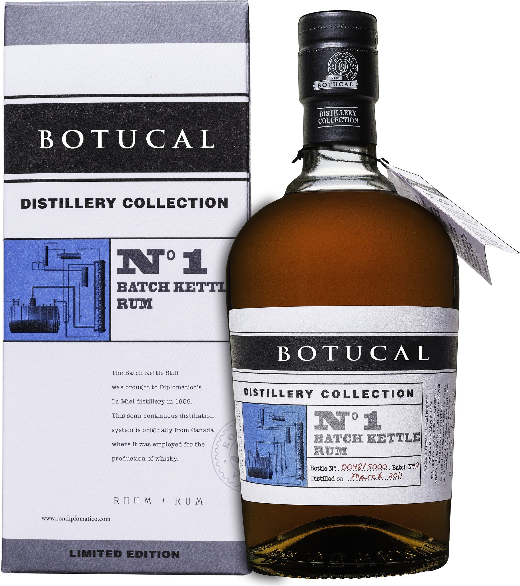Botucal Distillery Collection No. 1 Batch Kettle Rum (0,7 l / 47 % vol.) Detailbild
