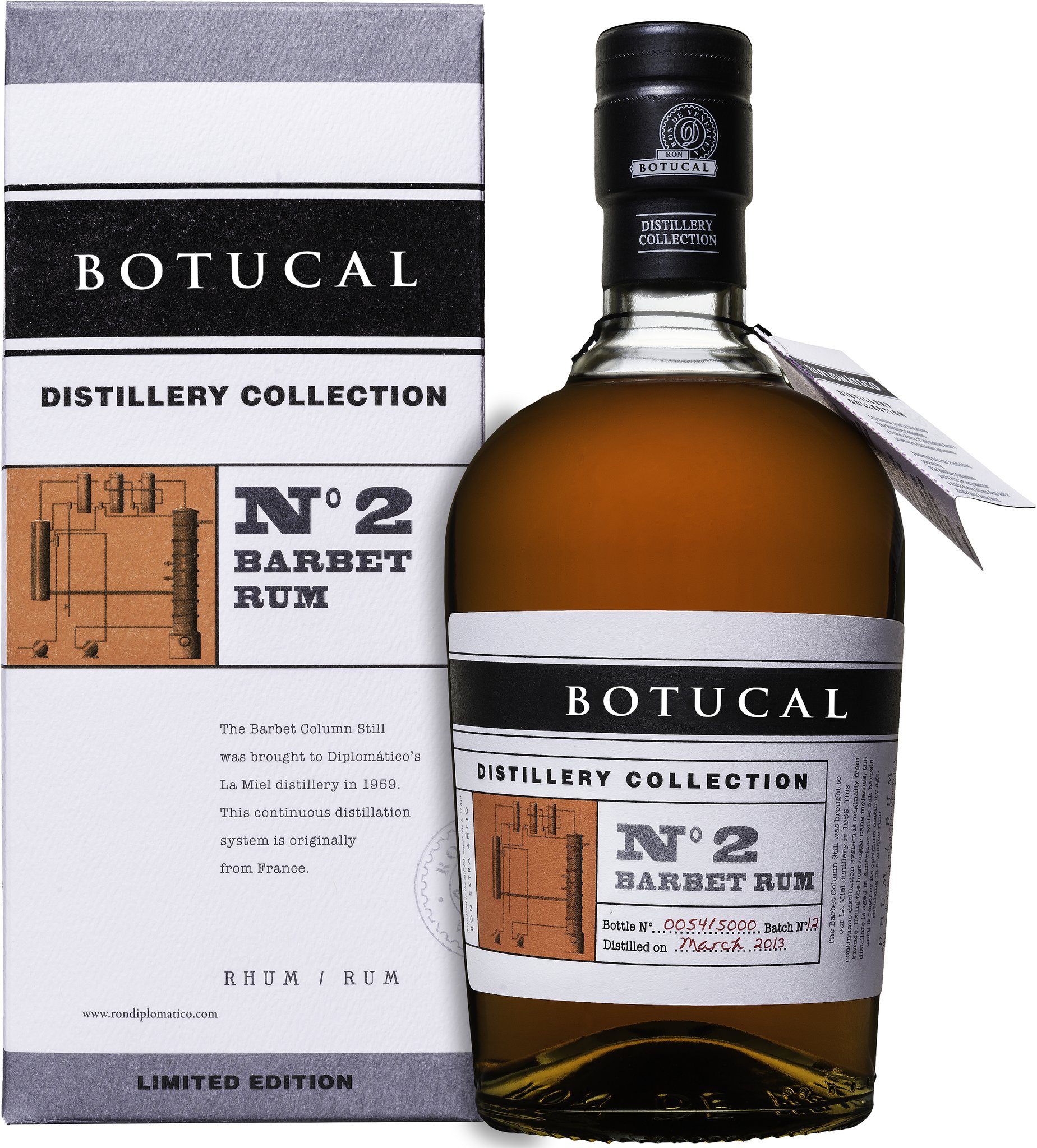 Botucal Distillery Collection No. 2 Barbet Rum (0,7 l / 47 % vol.) Detailbild