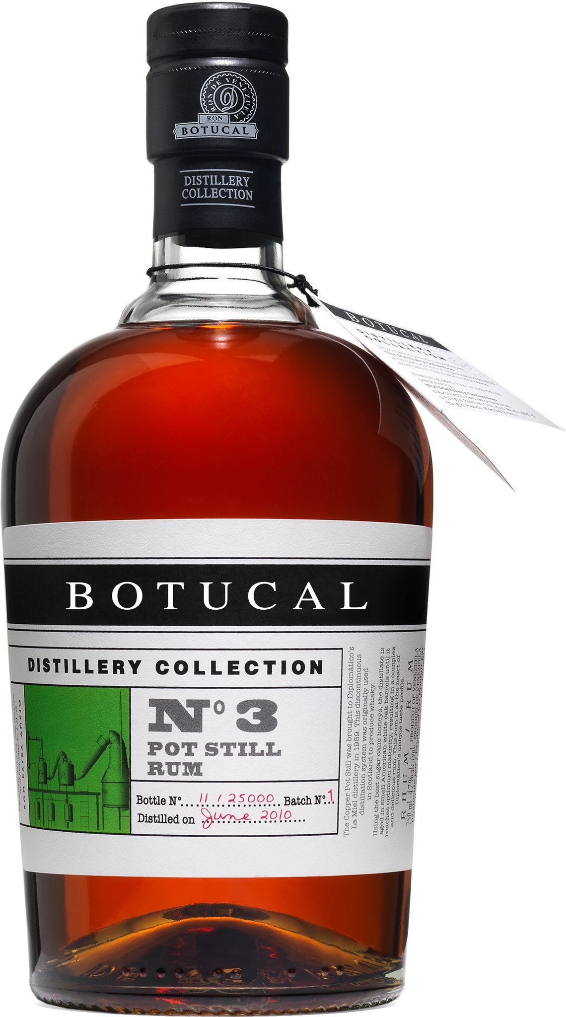 Botucal Distillery Collection No. 3 Pot Still Rum (0,7 l / 47 % vol.)