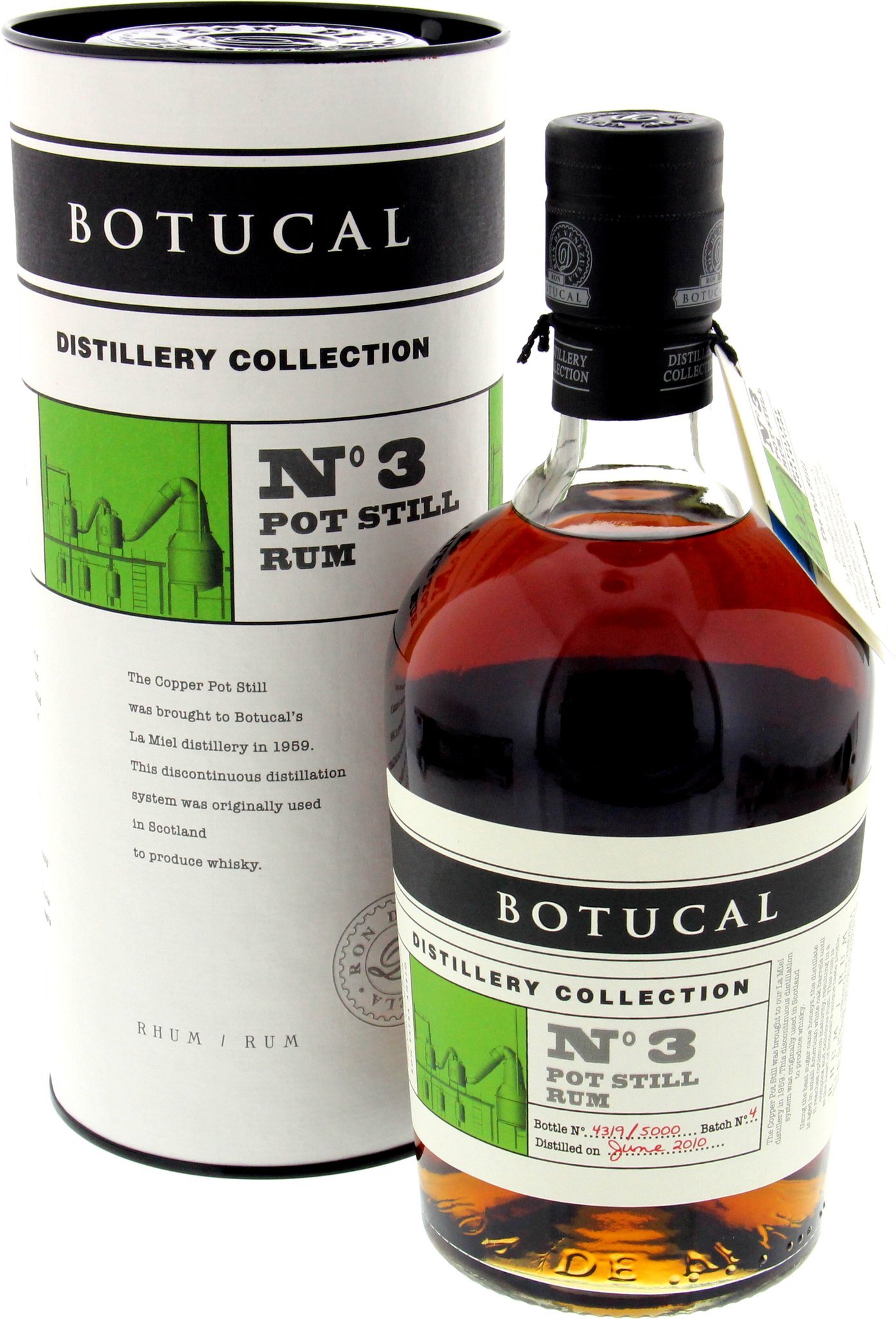 Botucal Distillery Collection No. 3 Pot Still Rum (0,7 l / 47 % vol.) mit Verpackung