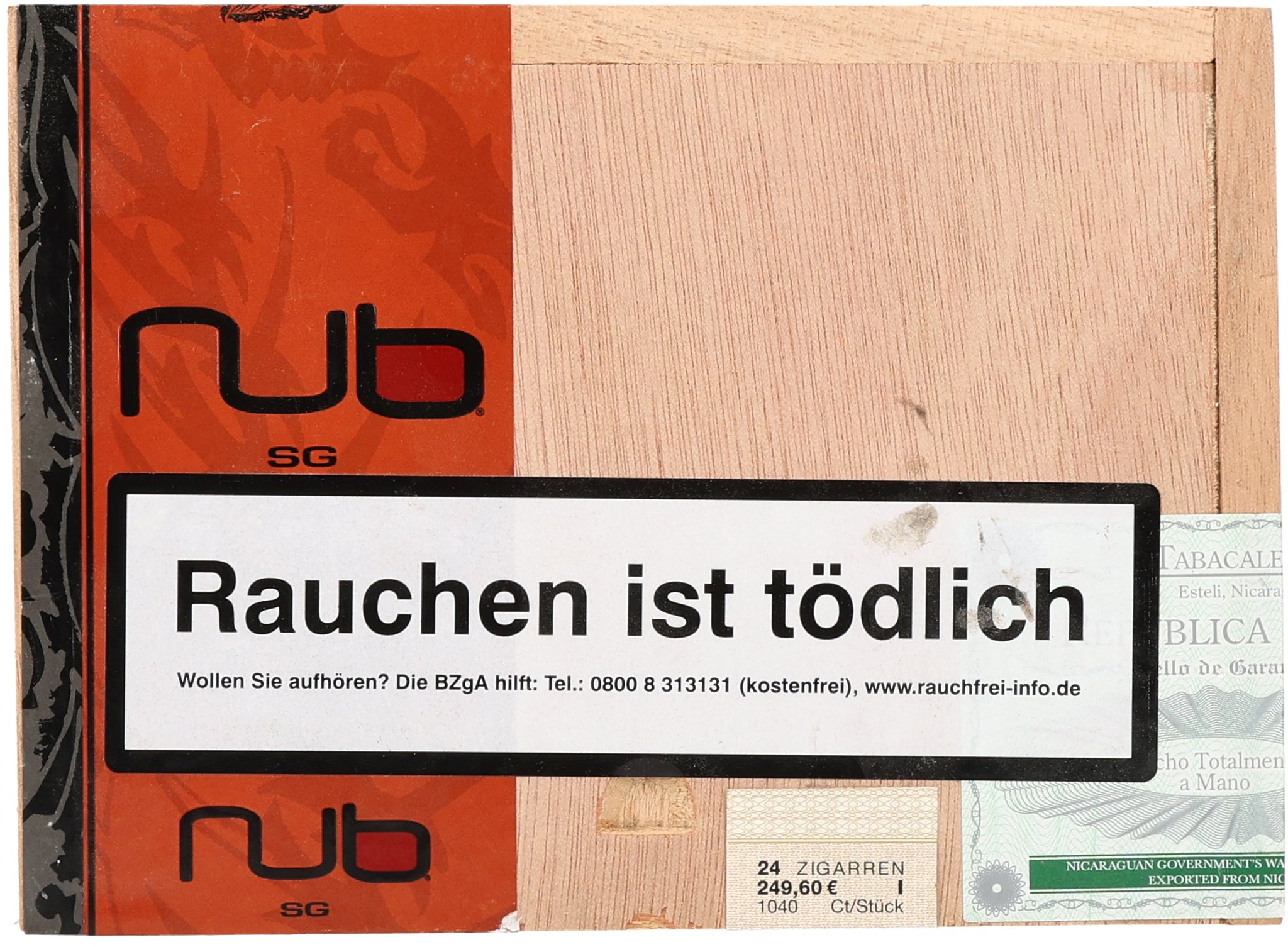 Oliva NUB Sun Grown 464T Torpedo_Kiste